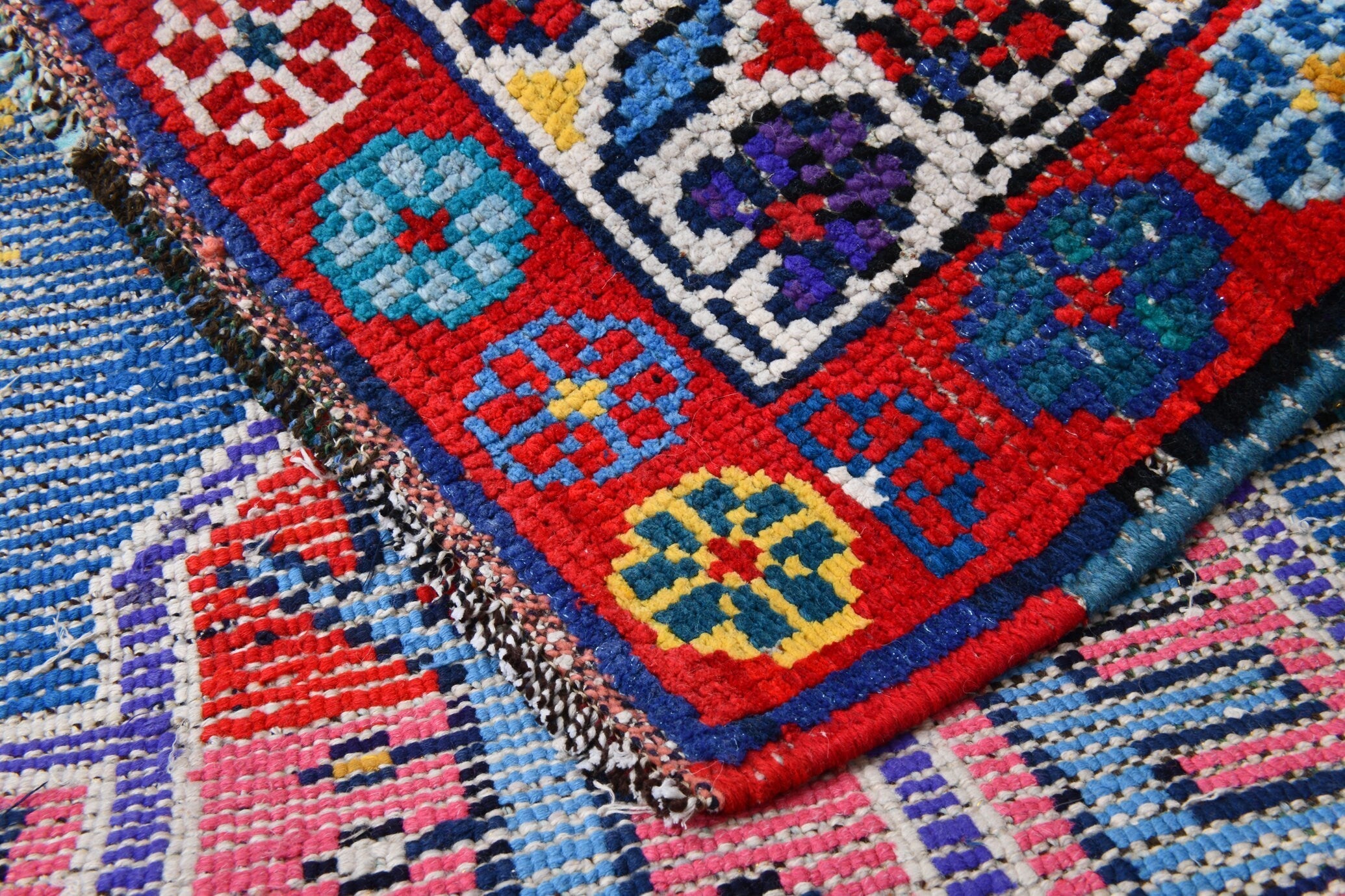 Vintage Herki Runner Rug 2’9’’ x 9’4’’ ft