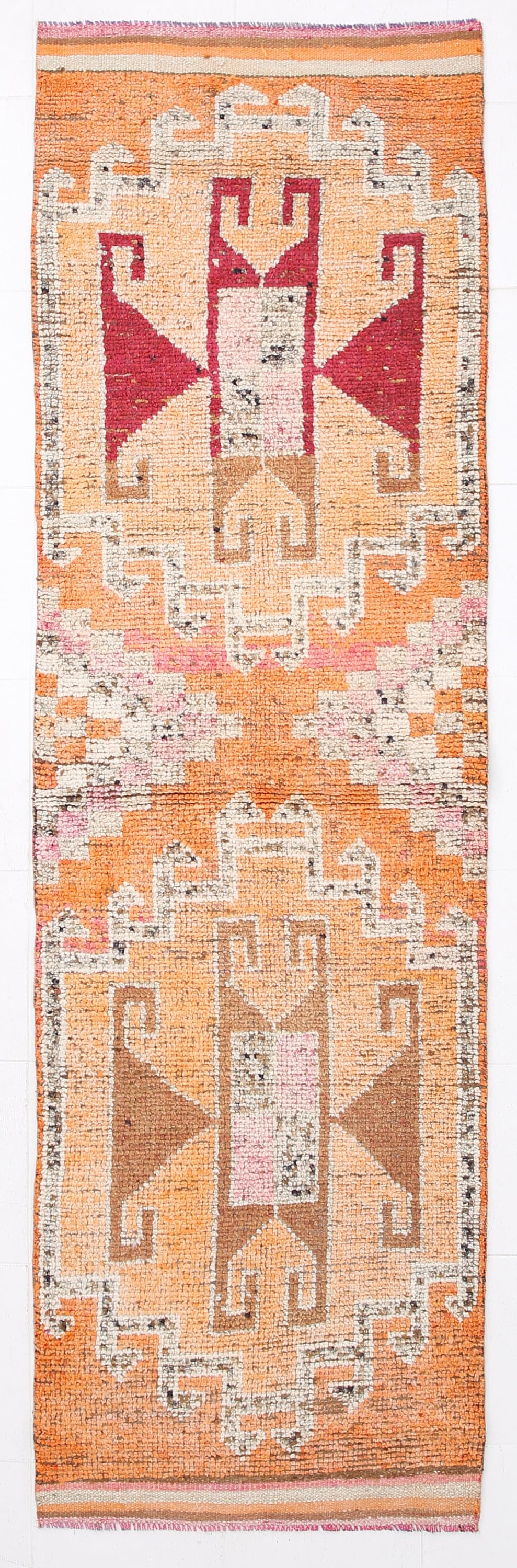Vintage Herki Runner Rug 3'0" x 10'2" ft