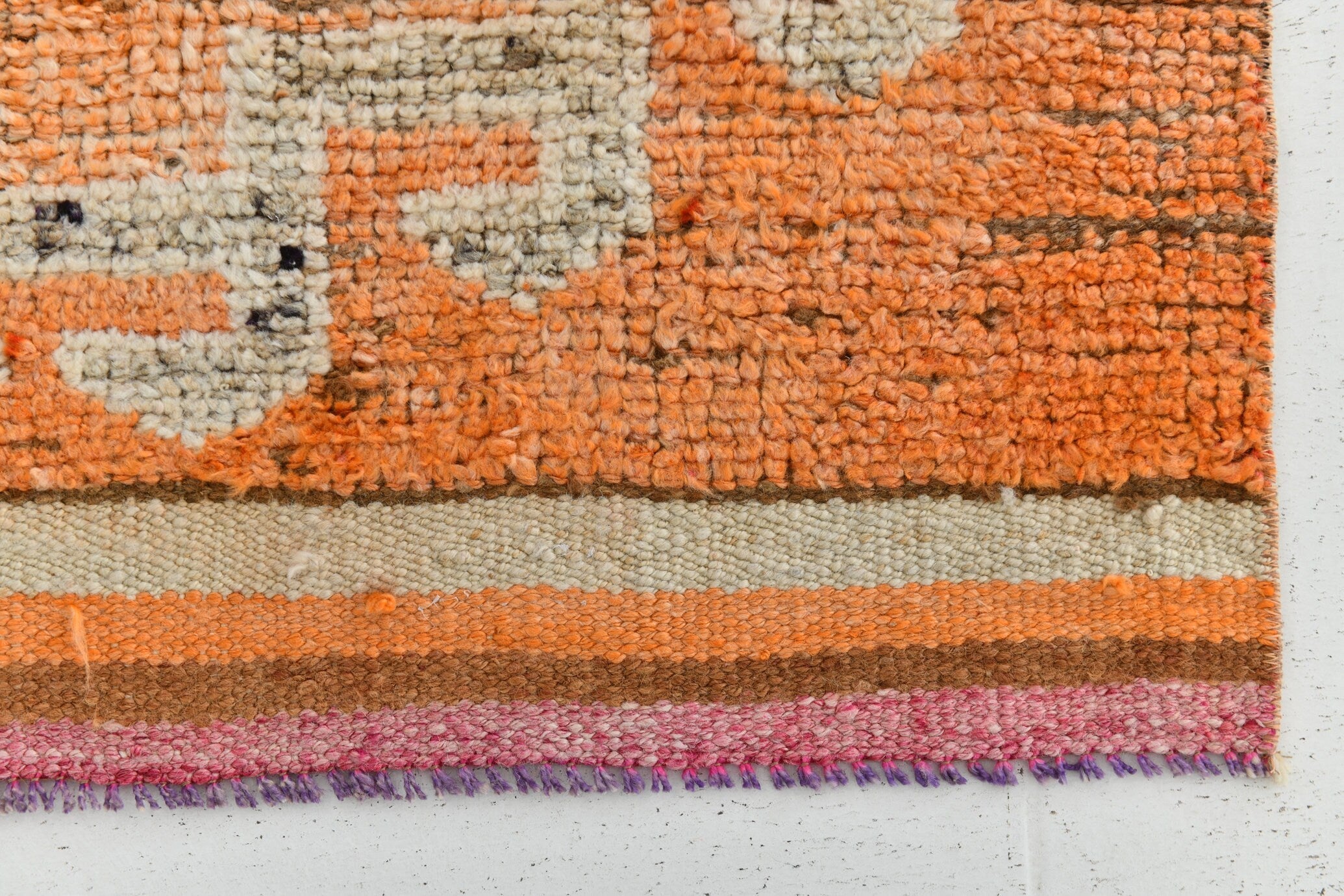 Vintage Herki Runner Rug 3'0" x 10'2" ft