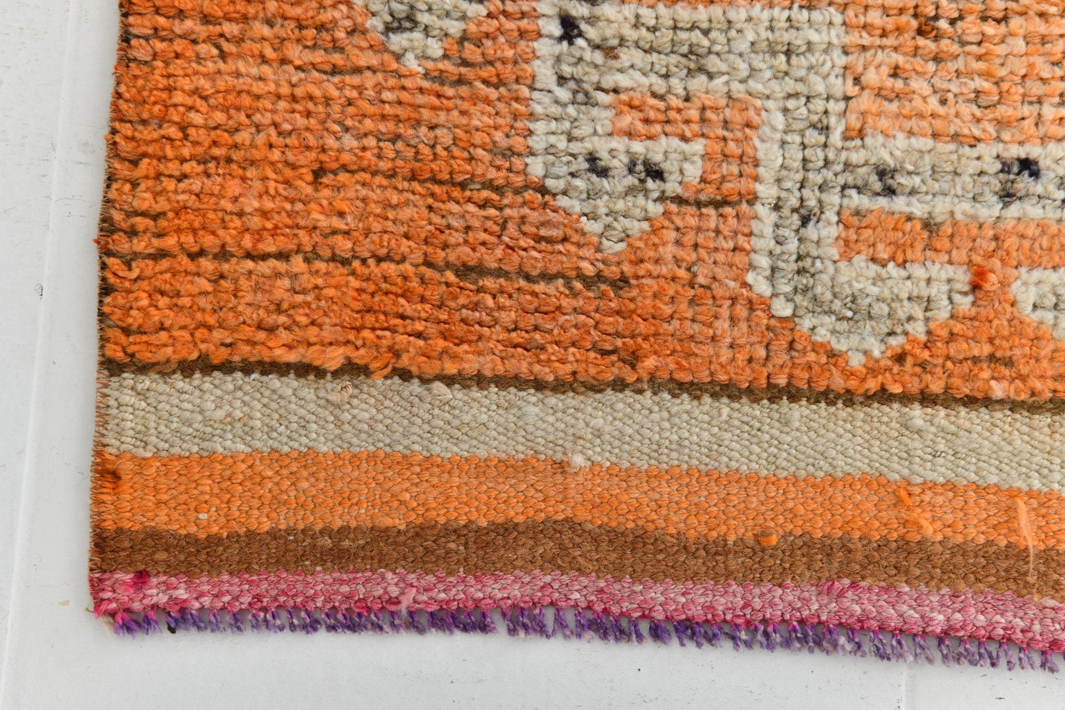 Vintage Herki Runner Rug 3'0" x 10'2" ft