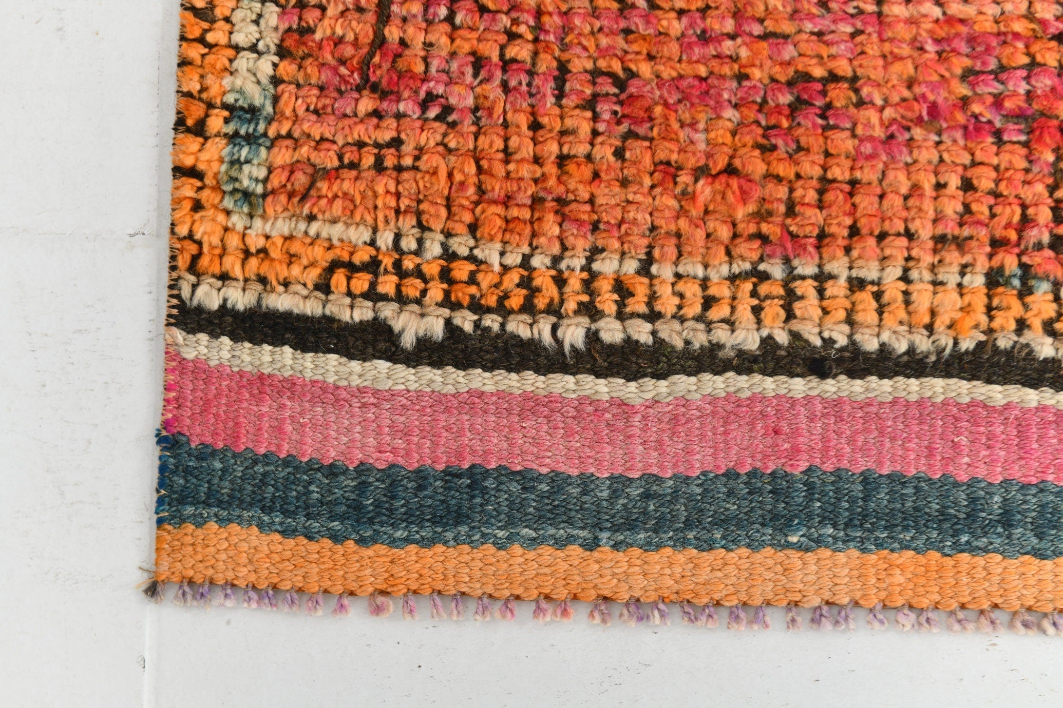 Vintage Herki Runner Rug 3’0’’ x 10’4’’ ft