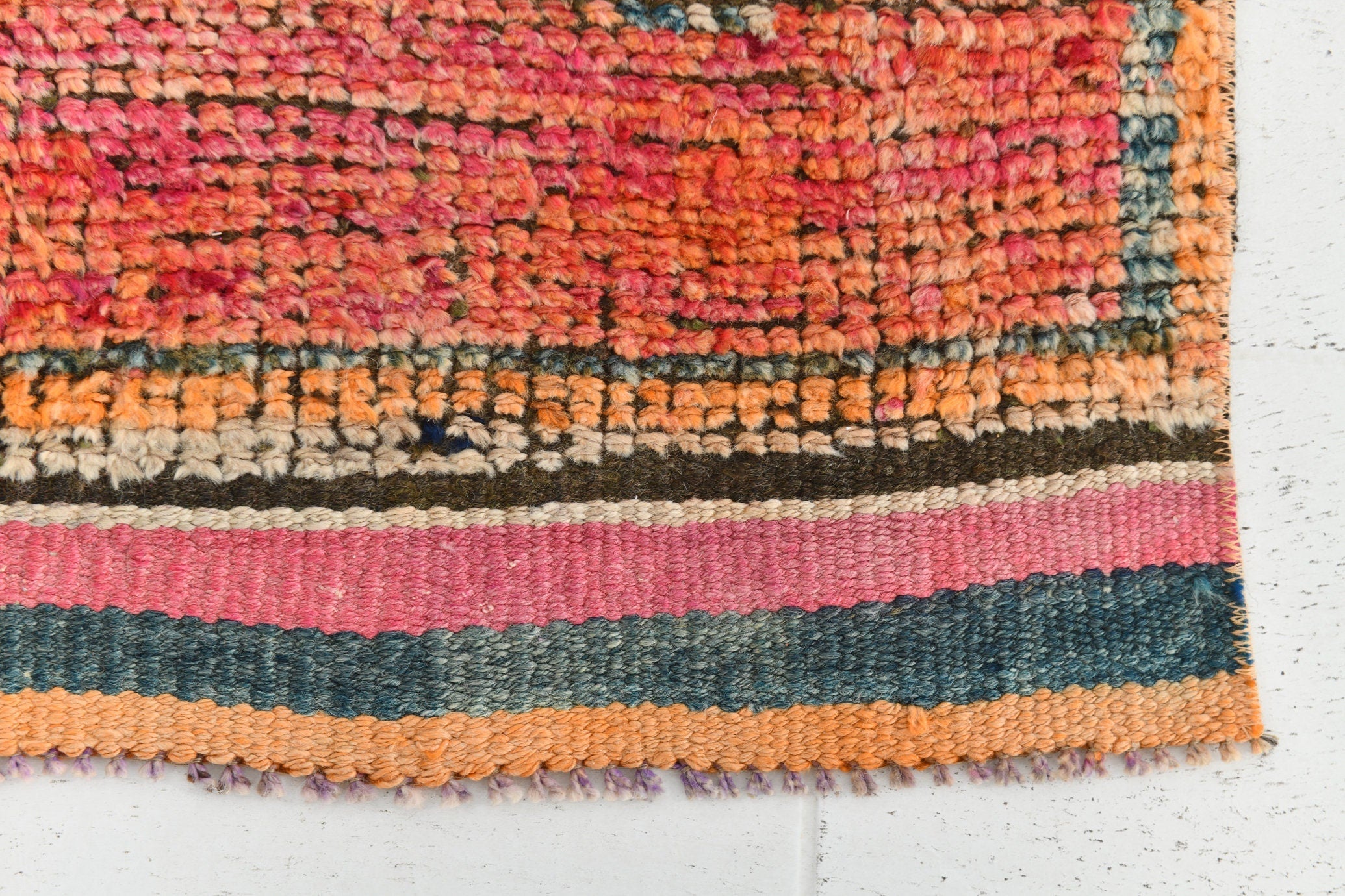 Vintage Herki Runner Rug 3’0’’ x 10’4’’ ft