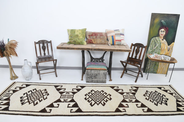 Vintage Herki Runner Rug 3’0’’ x 11’11’’ ft