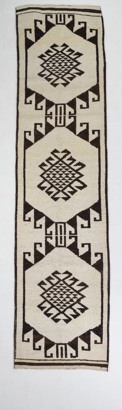 Vintage Herki Runner Rug 3’0’’ x 11’11’’ ft