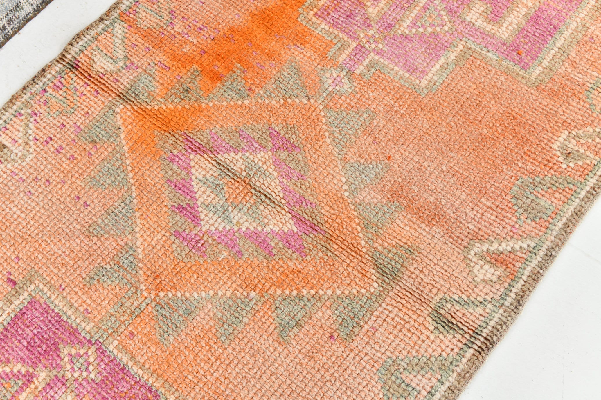 Vintage Herki Runner Rug 3’0’’ x 11’3’’ ft