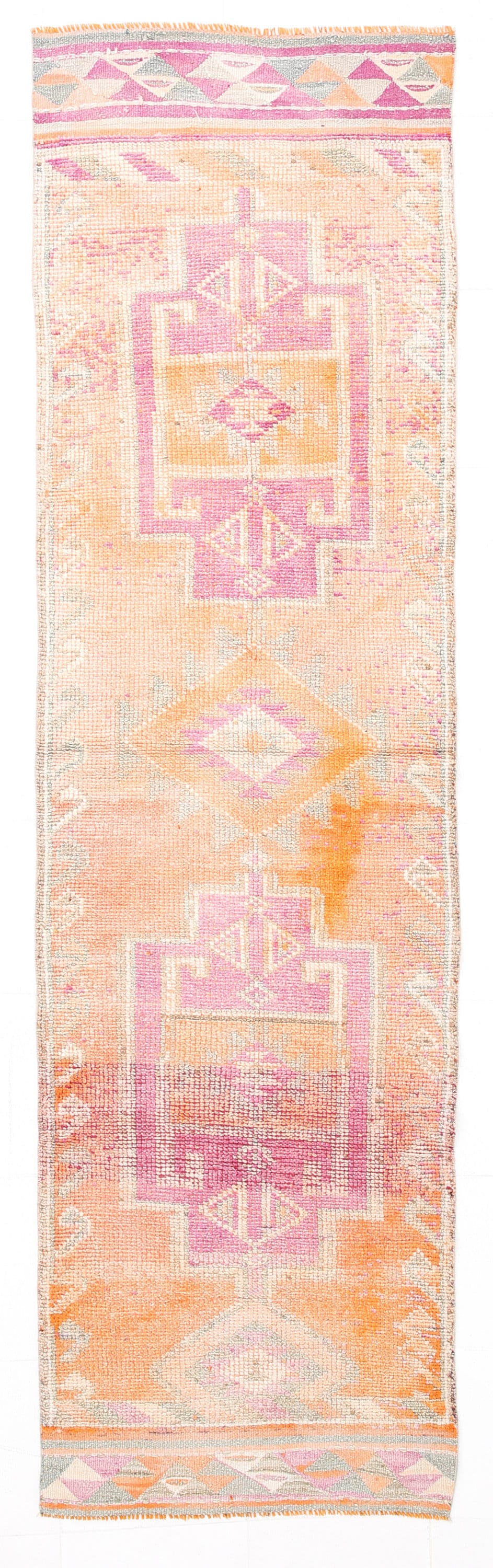 Vintage Herki Runner Rug 3’0’’ x 11’3’’ ft