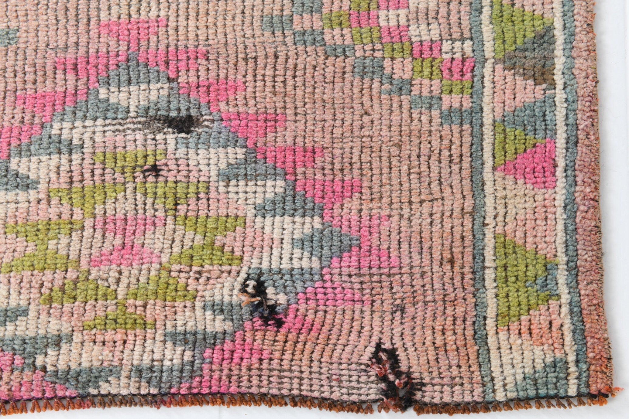 Vintage Herki Runner Rug 3'0" x 11'8" ft
