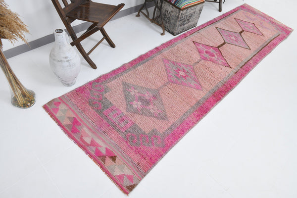 Vintage Herki Runner Rug 3’0’’ x 11’8’’ ft