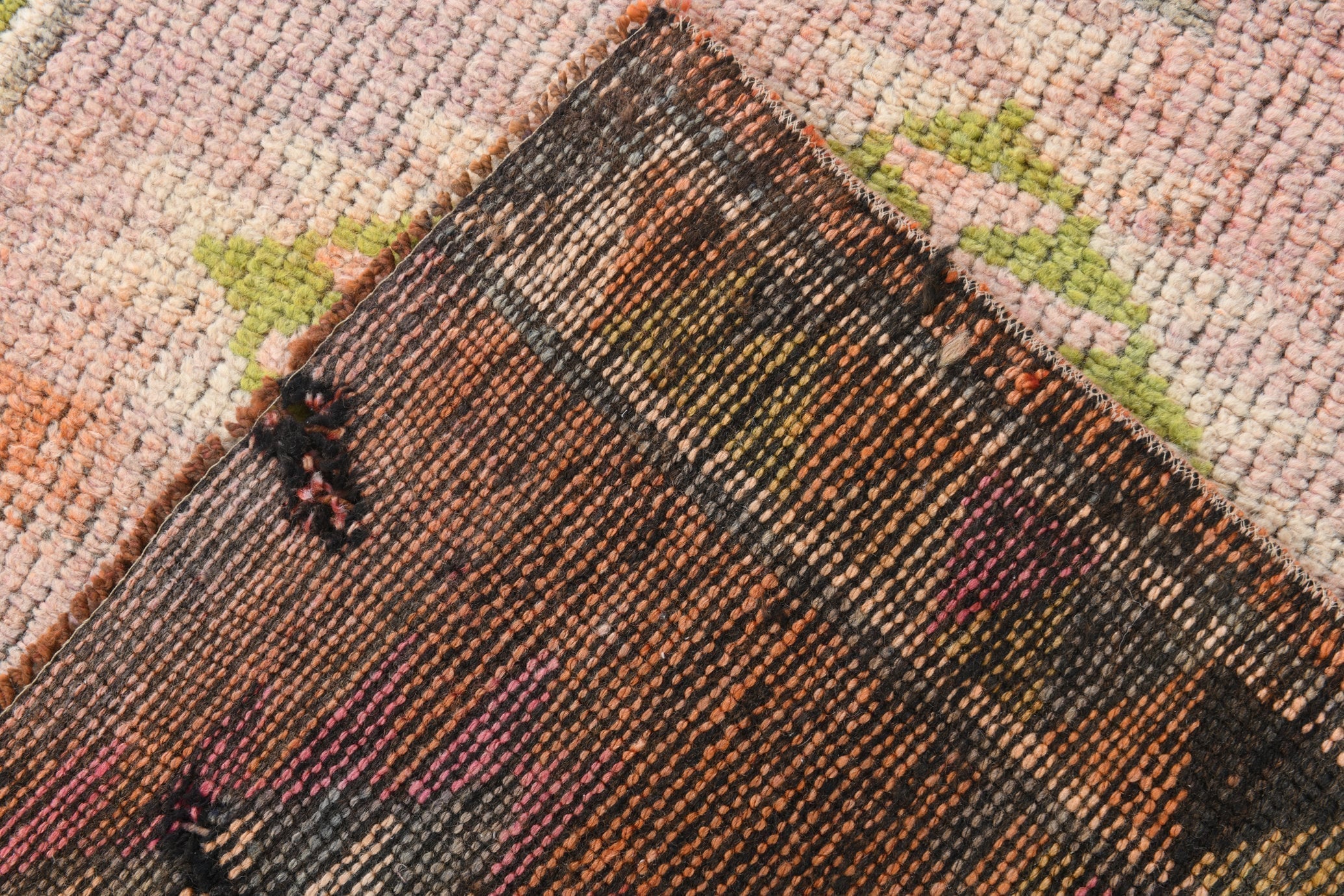 Vintage Herki Runner Rug 3'0" x 11'8" ft