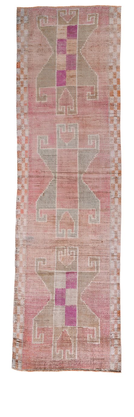 Vintage Herki Runner Rug 3’1’’ x 10’11’’ ft
