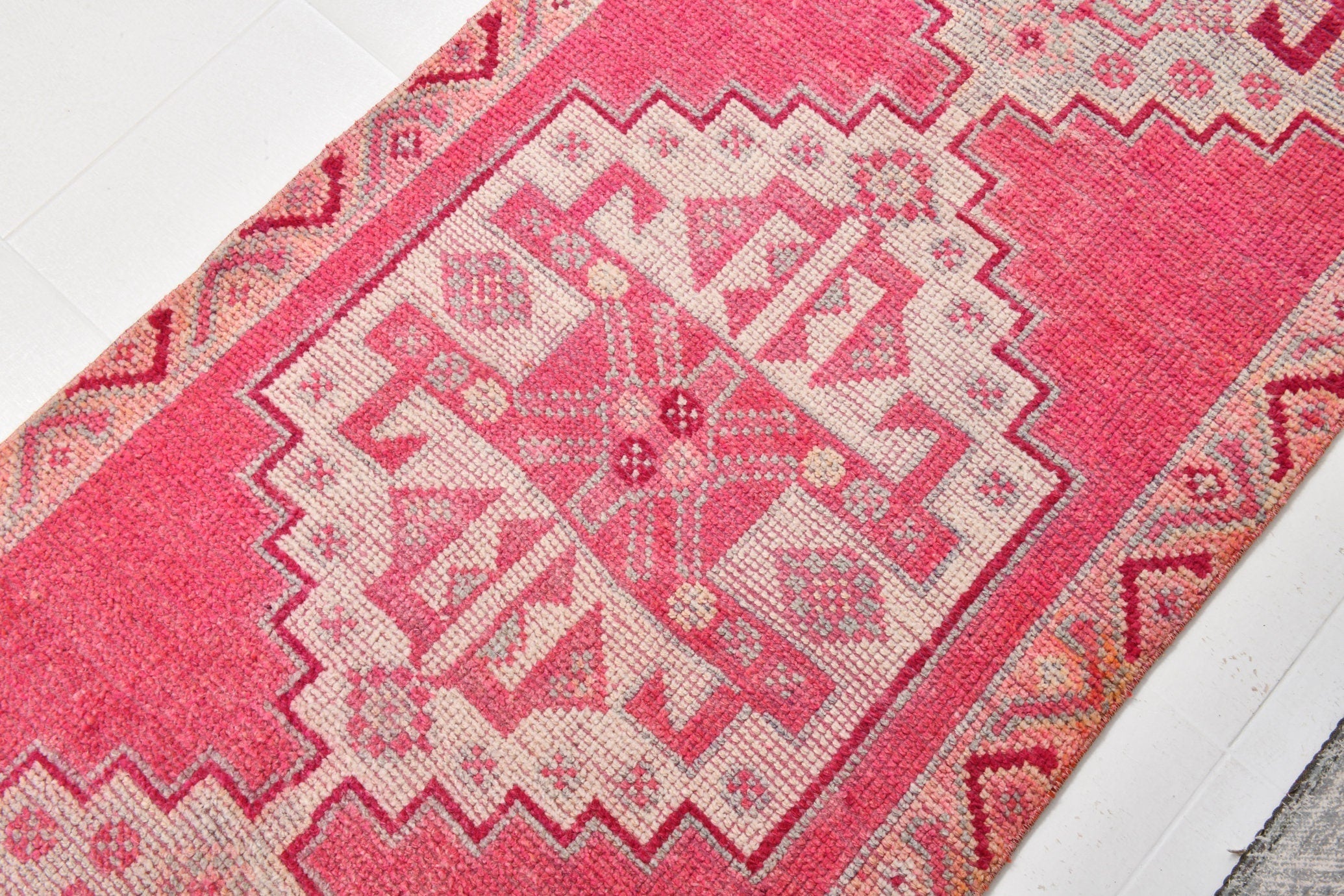 Vintage Herki Runner Rug 3’1’’ x 11’0’’ ft