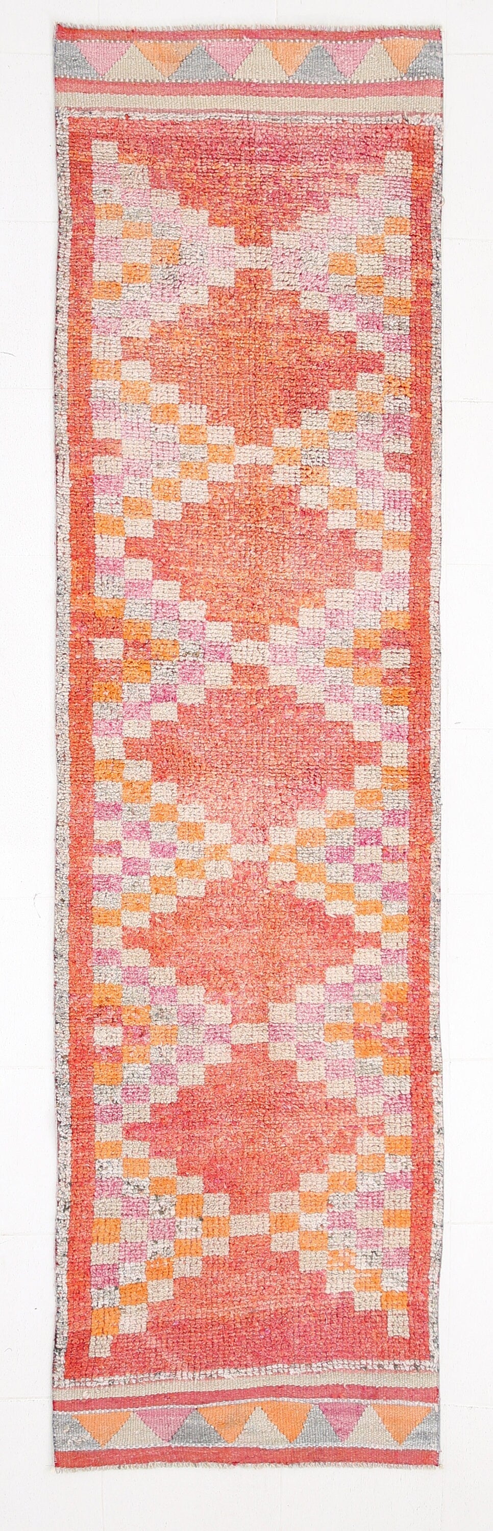 Vintage Herki Runner Rug 3’1’’ x 11’3’’ ft