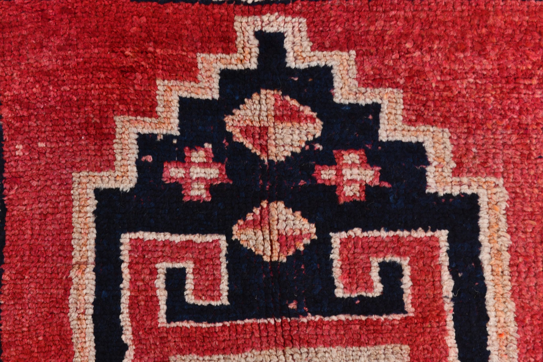 Vintage Herki Runner Rug 3'1" x 12'0" ft