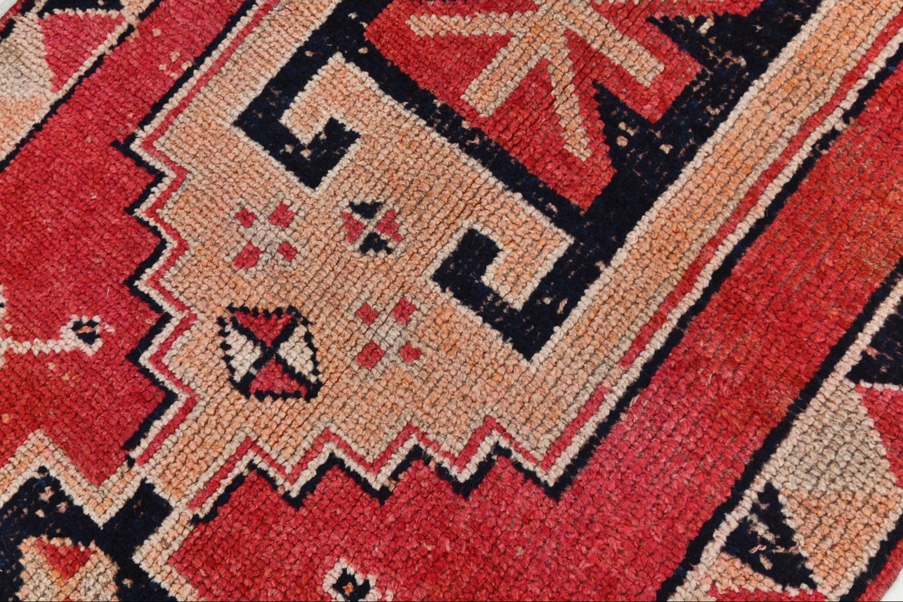 Vintage Herki Runner Rug 3'1" x 12'0" ft
