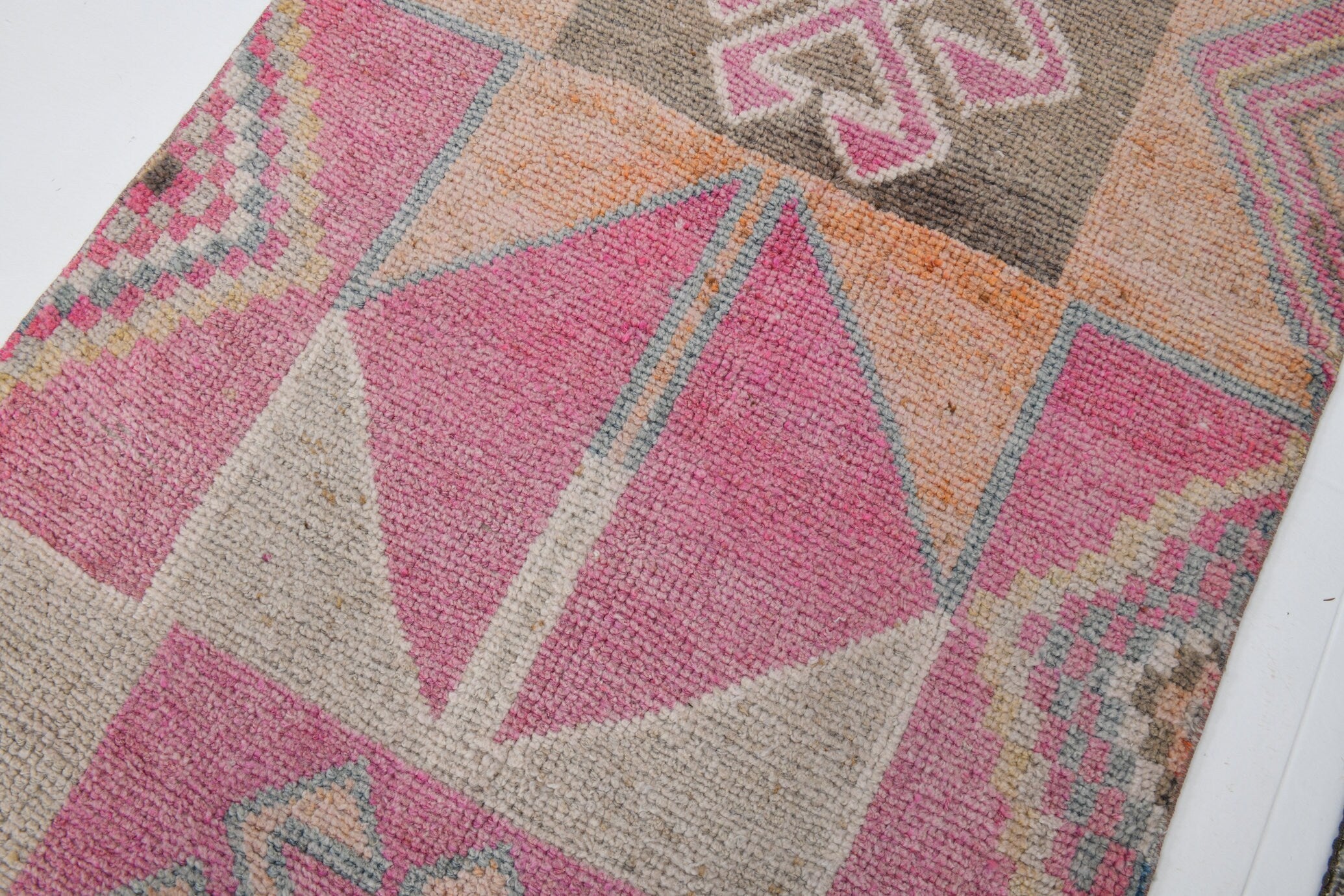 Vintage Herki Runner Rug 3’1’’ x 12’12’’ ft