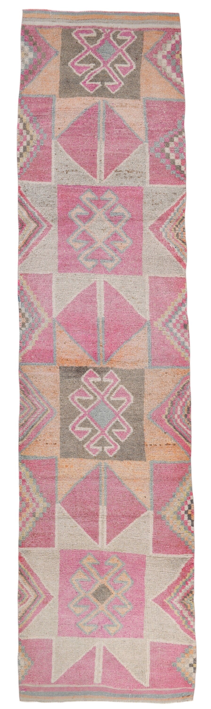 Vintage Herki Runner Rug 3’1’’ x 12’12’’ ft