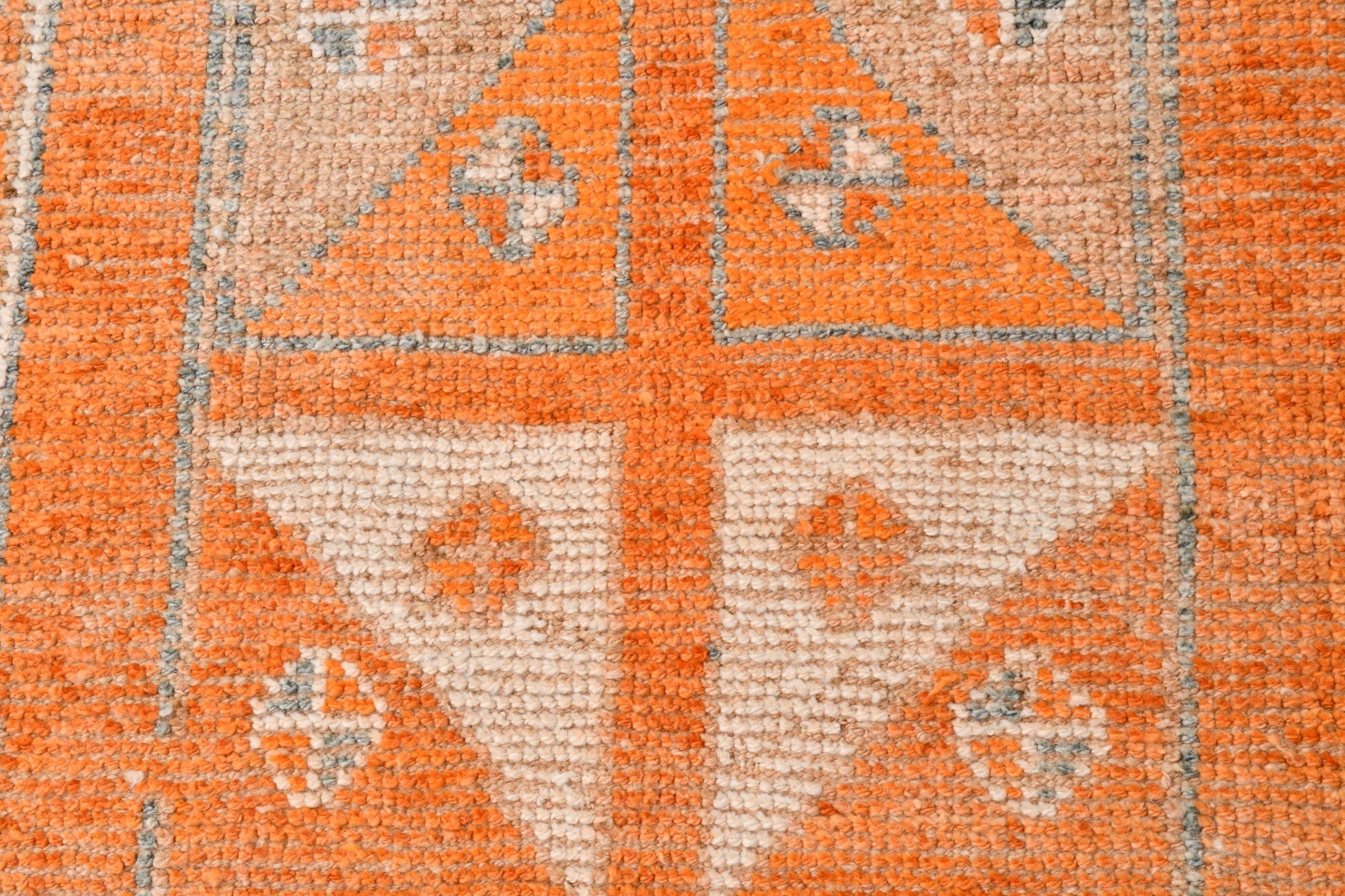 Vintage Herki Runner Rug 3'1" x 12'2" ft