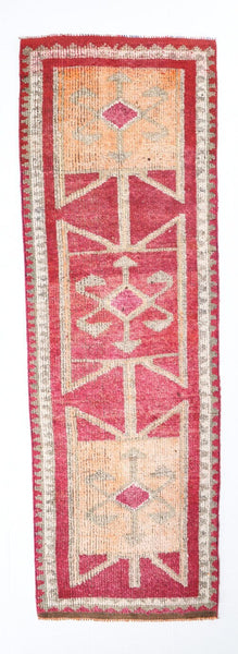 Vintage Herki Runner Rug 3’1’’ x 9’5’’ ft