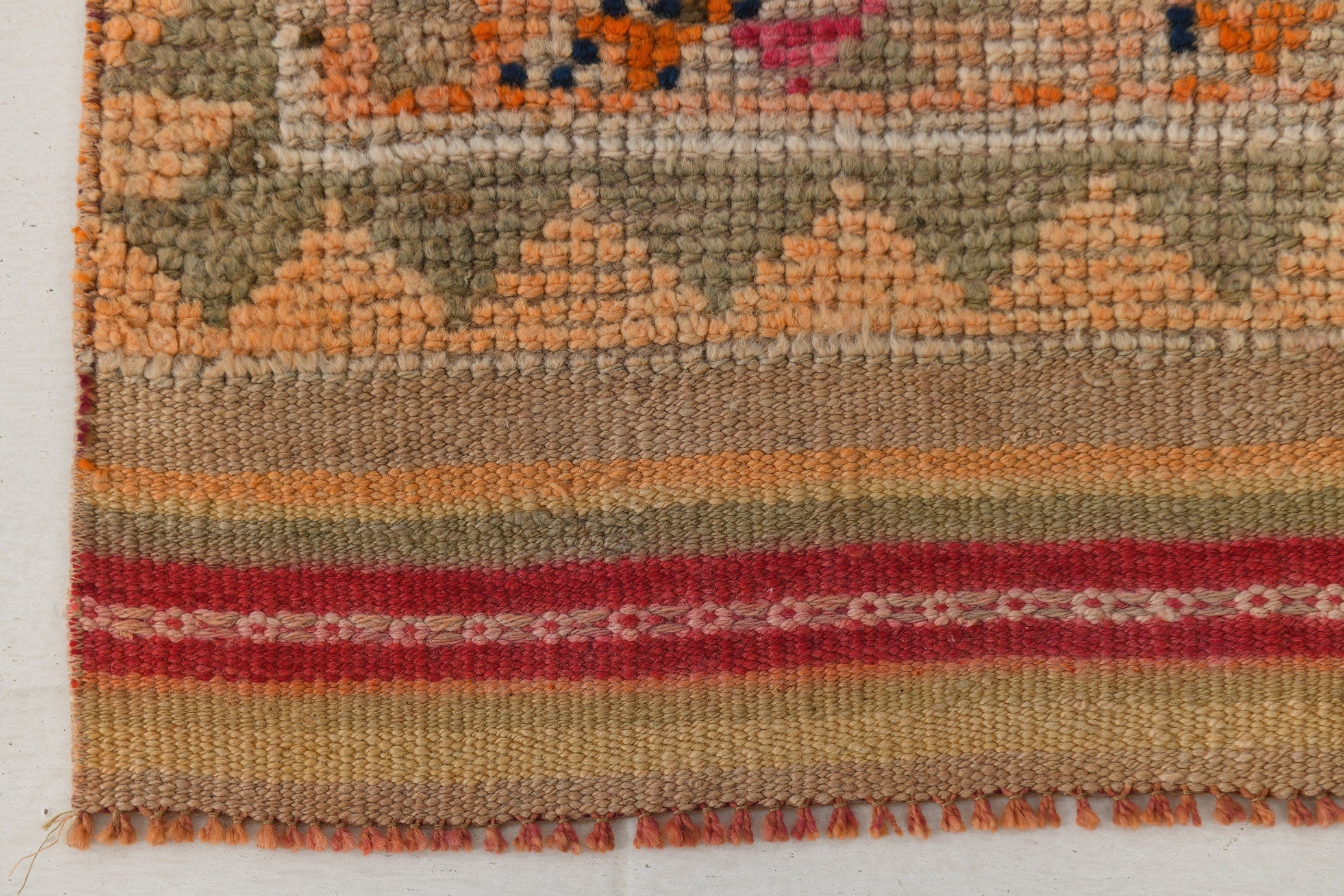 Vintage Herki Runner Rug 3’2’’ x 10’8’’ ft