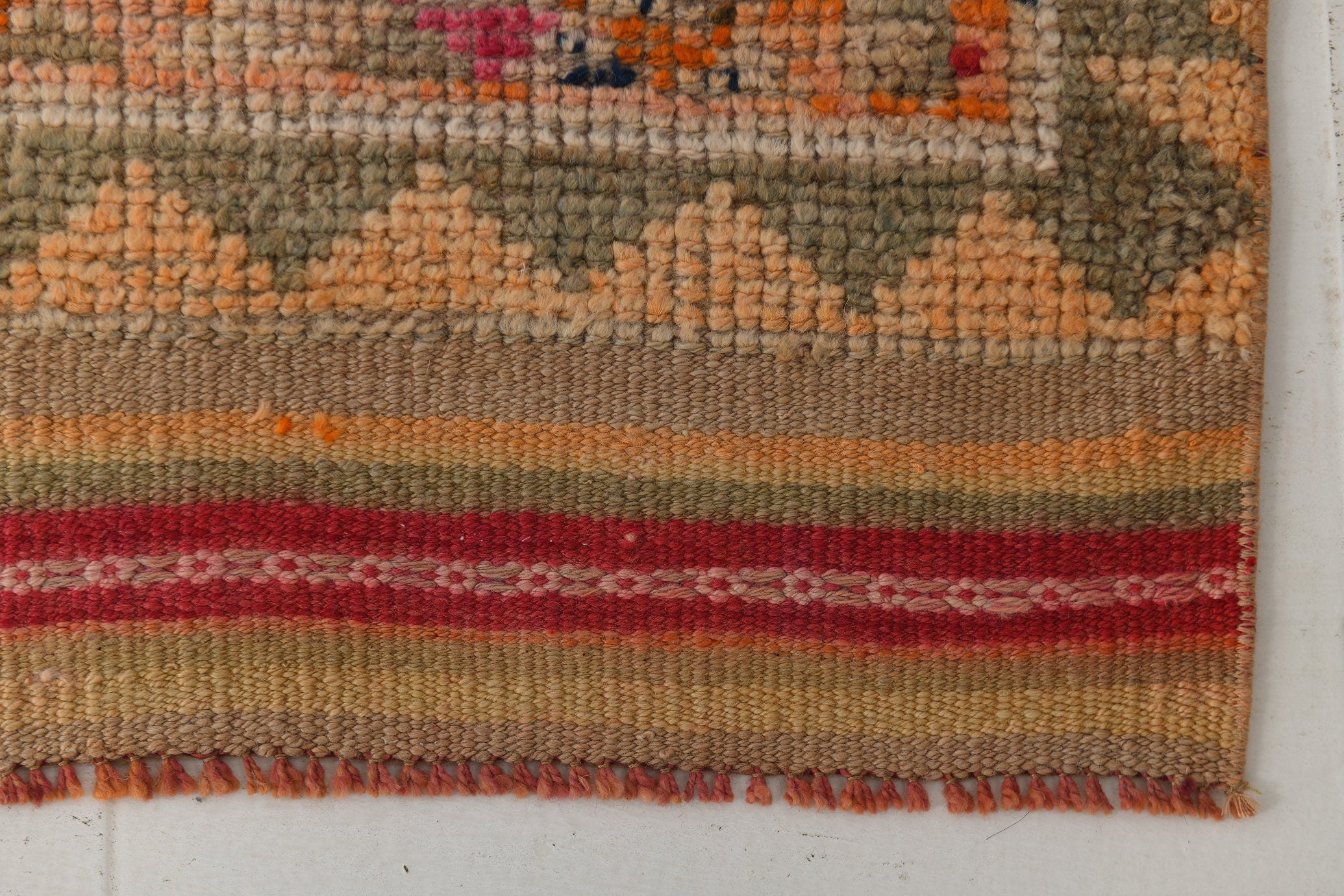 Vintage Herki Runner Rug 3’2’’ x 10’8’’ ft