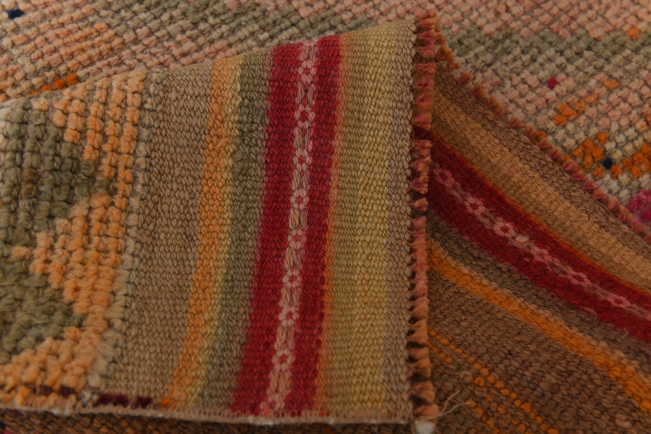 Vintage Herki Runner Rug 3’2’’ x 10’8’’ ft