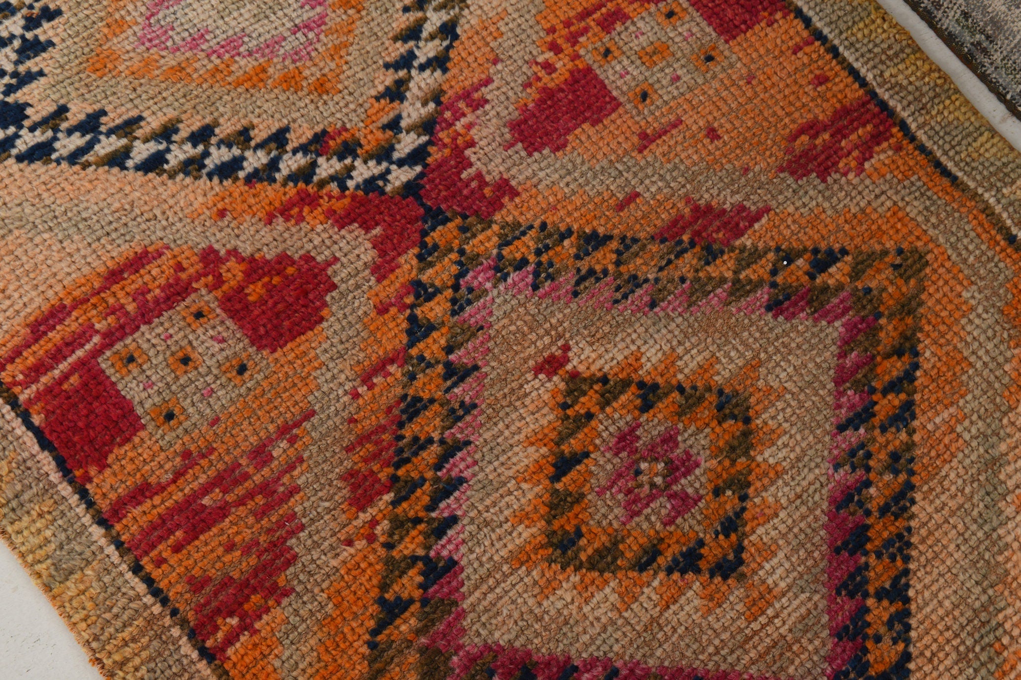 Vintage Herki Runner Rug 3’2’’ x 10’8’’ ft