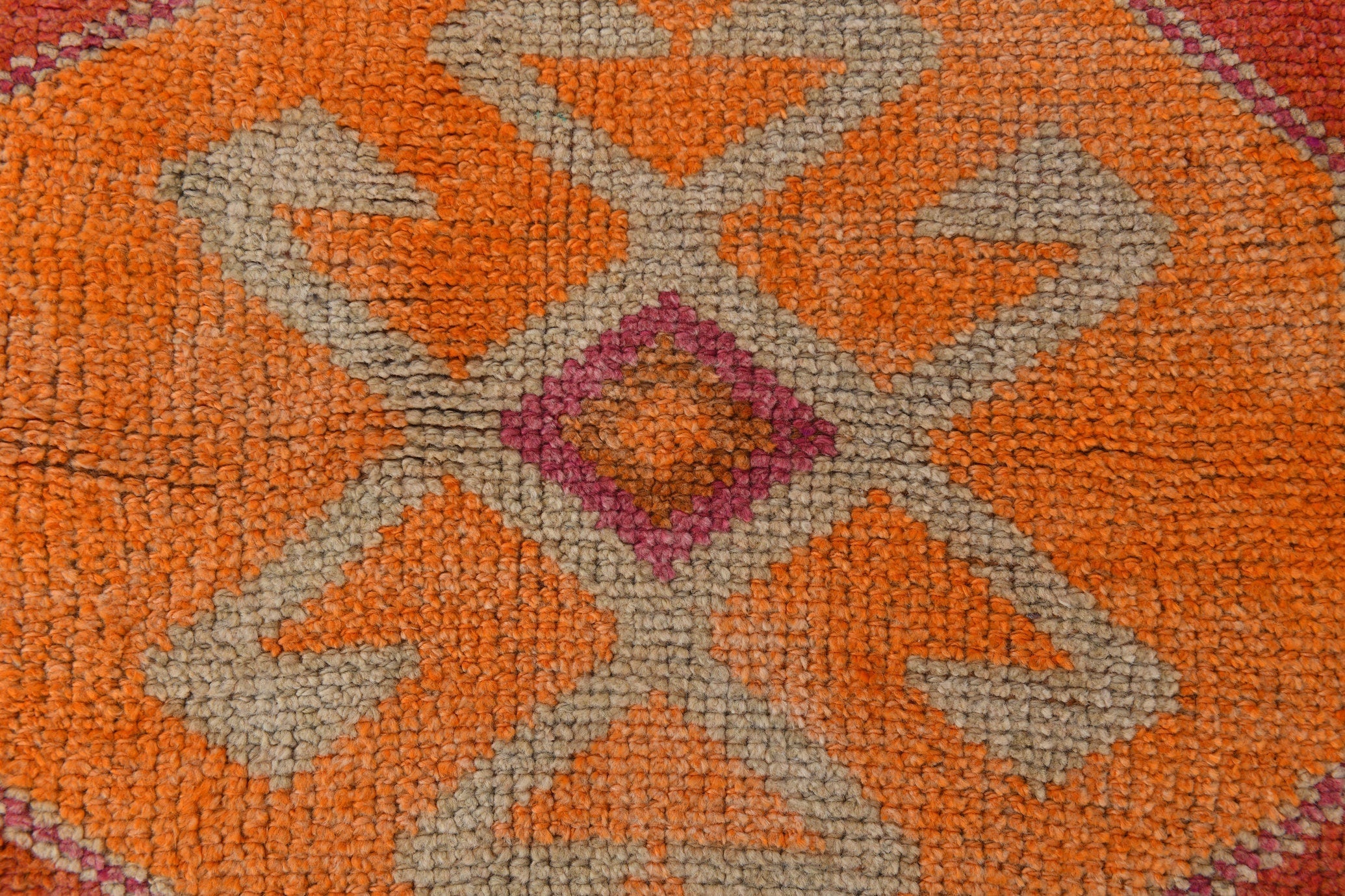Vintage Herki Runner Rug 3'2" x 11'6" ft