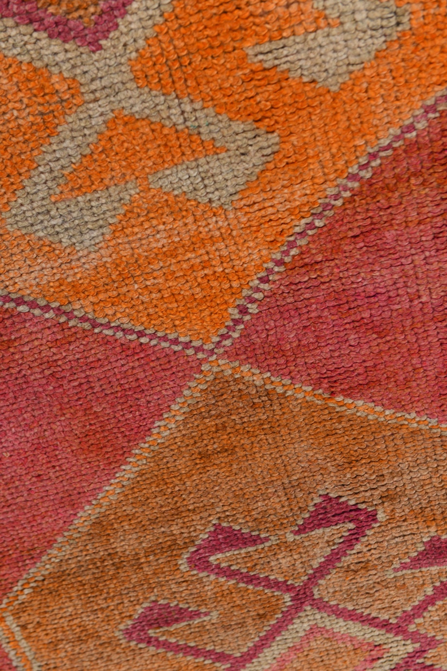 Vintage Herki Runner Rug 3'2" x 11'6" ft