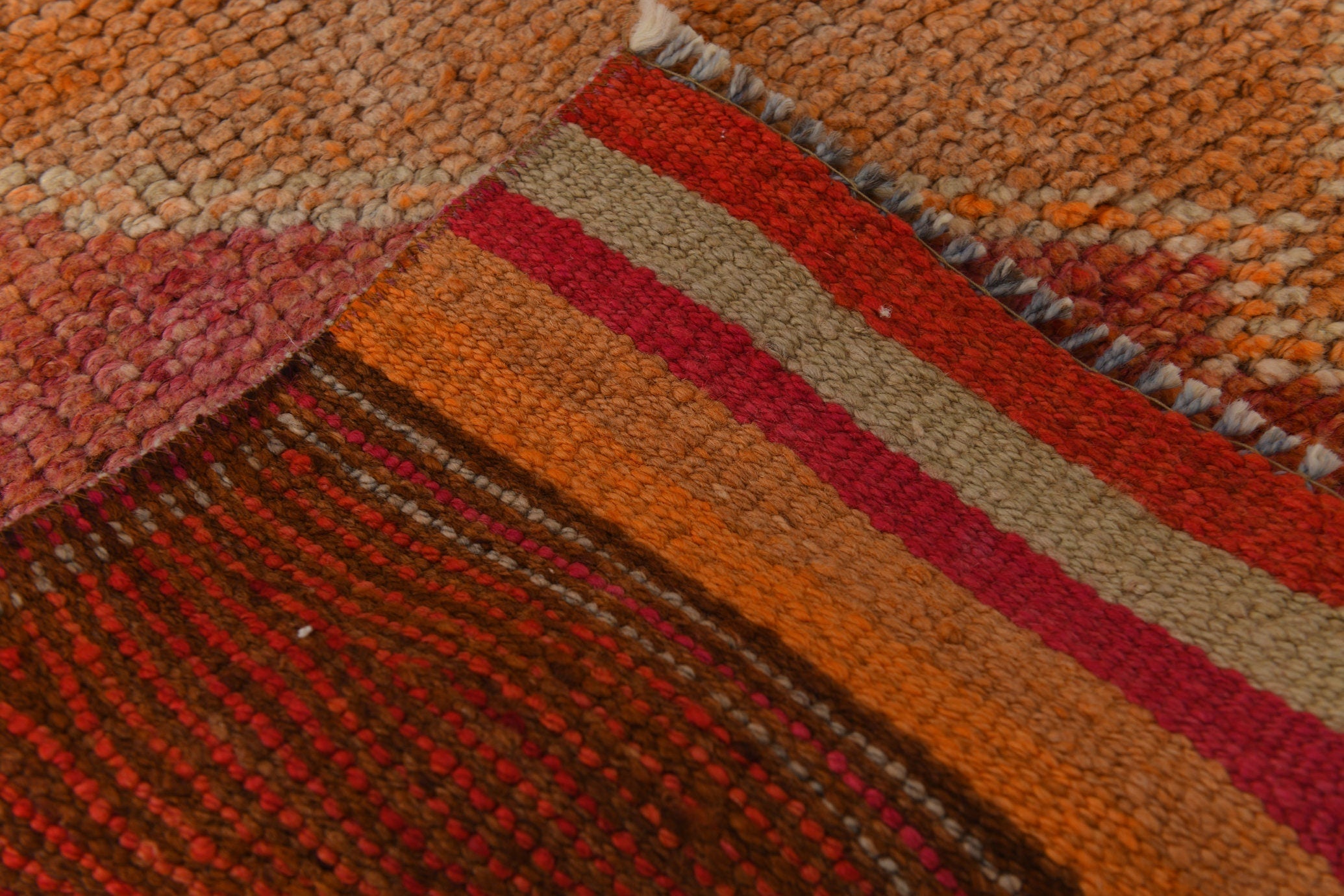 Vintage Herki Runner Rug 3'2" x 11'6" ft