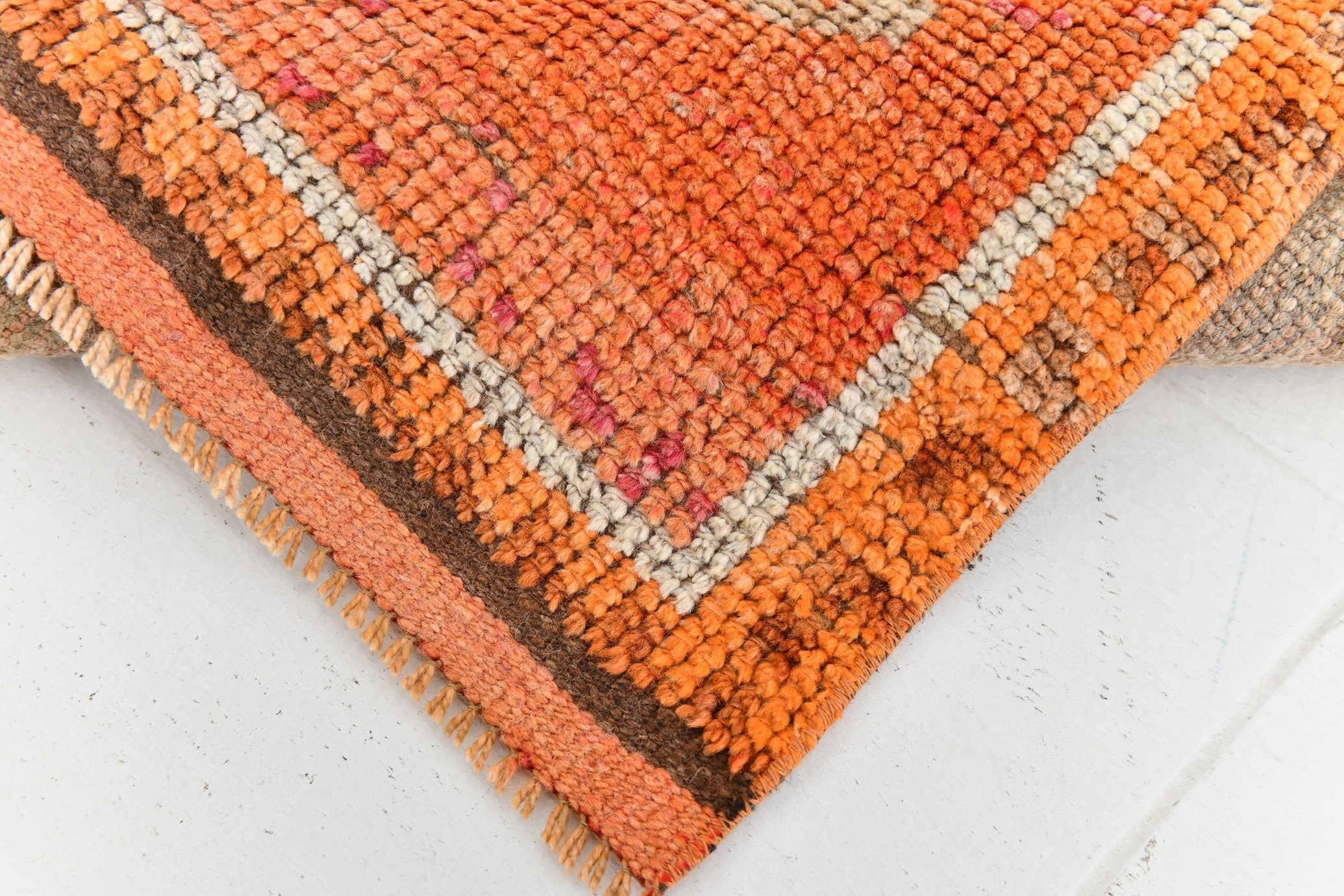 Vintage Herki Runner Rug 3’2’’ x 12’4’’ ft