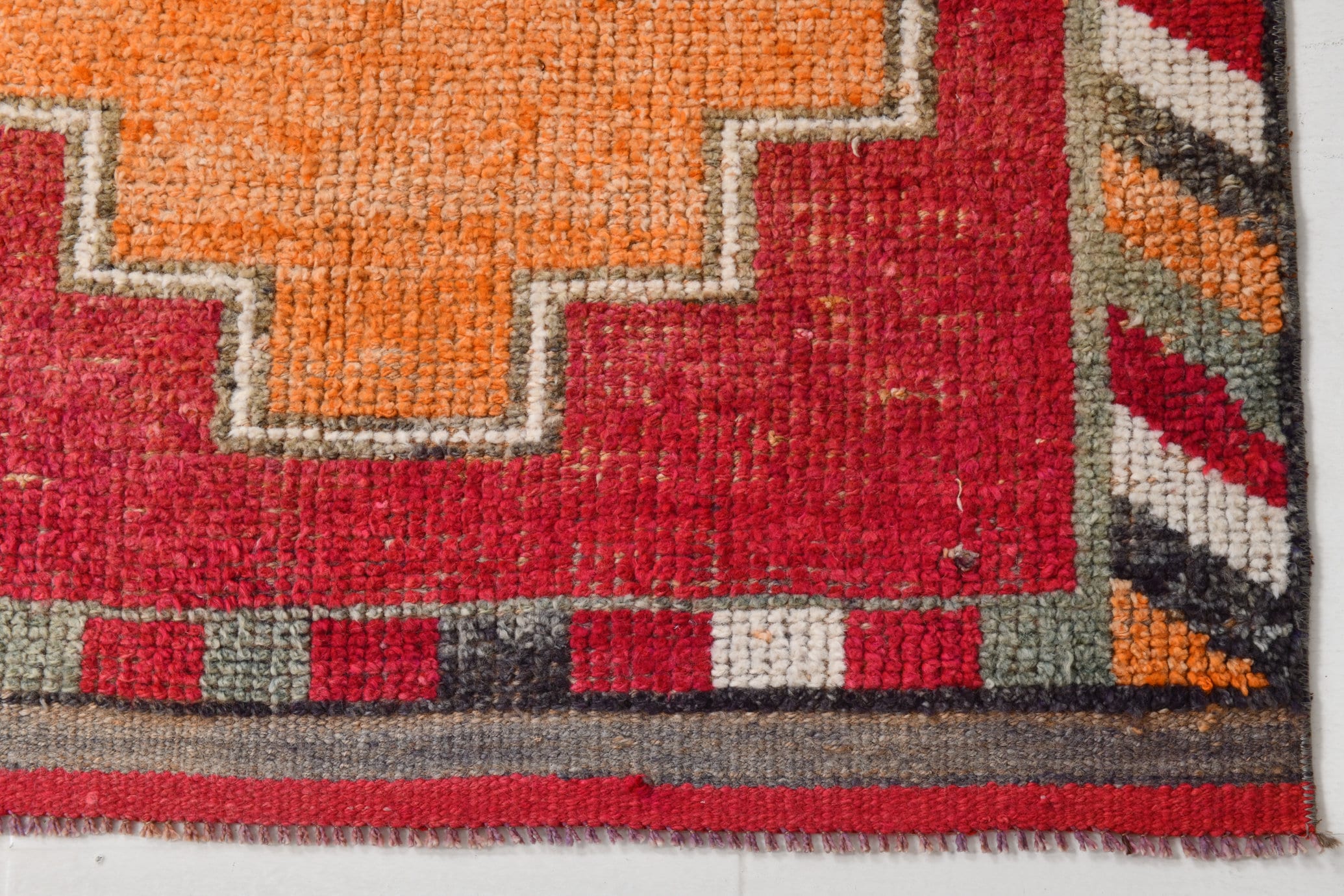 Vintage Herki Runner Rug 3’2’’ x 9’11’’ ft