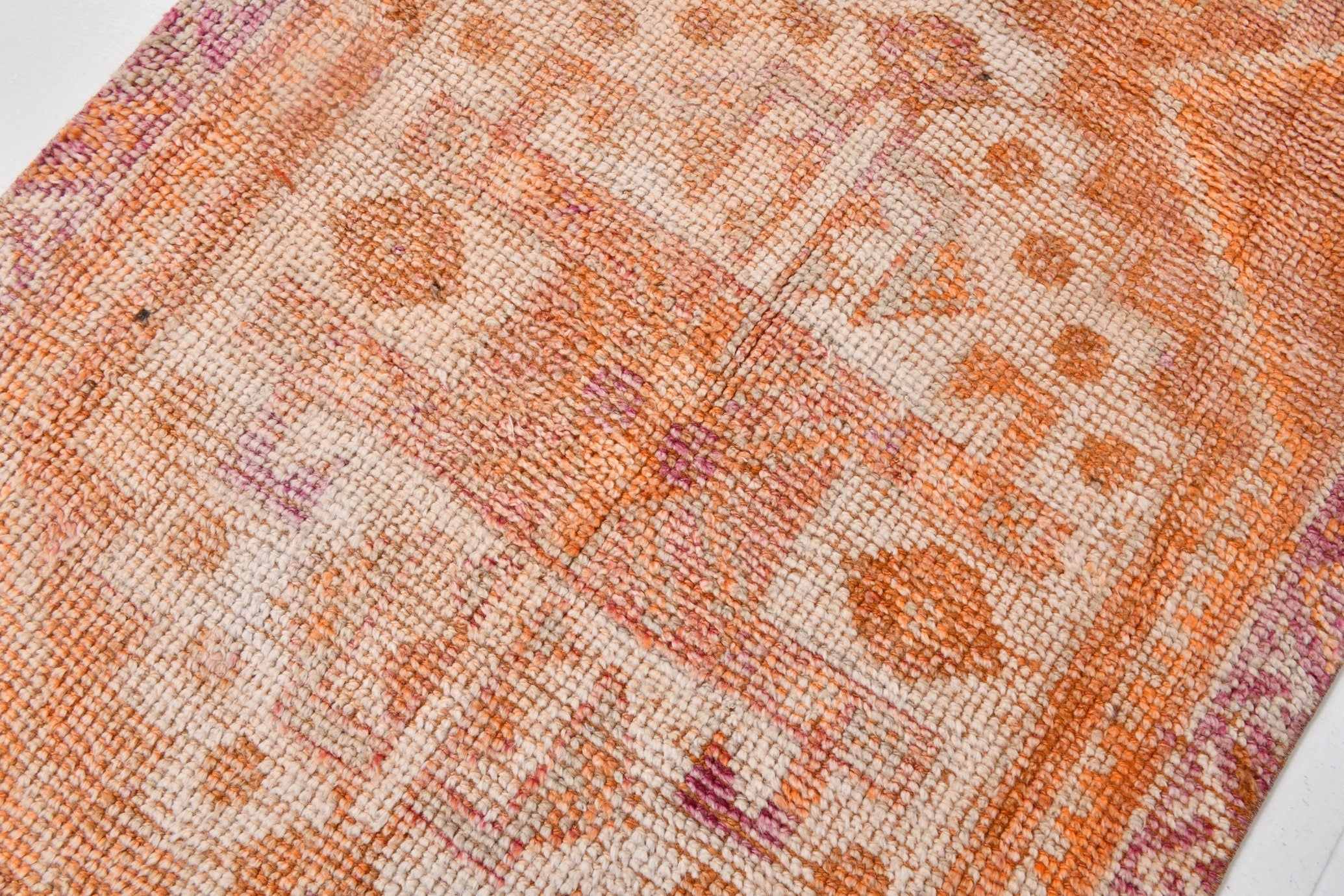 Vintage Herki Runner Rug 3’3’’ x 10’8’’ ft