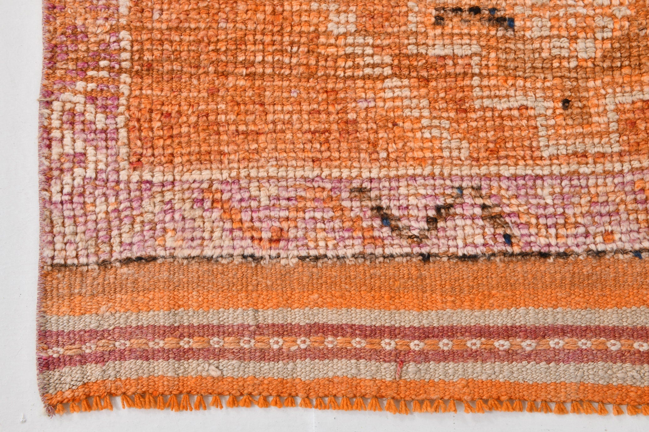 Vintage Herki Runner Rug 3’3’’ x 10’8’’ ft