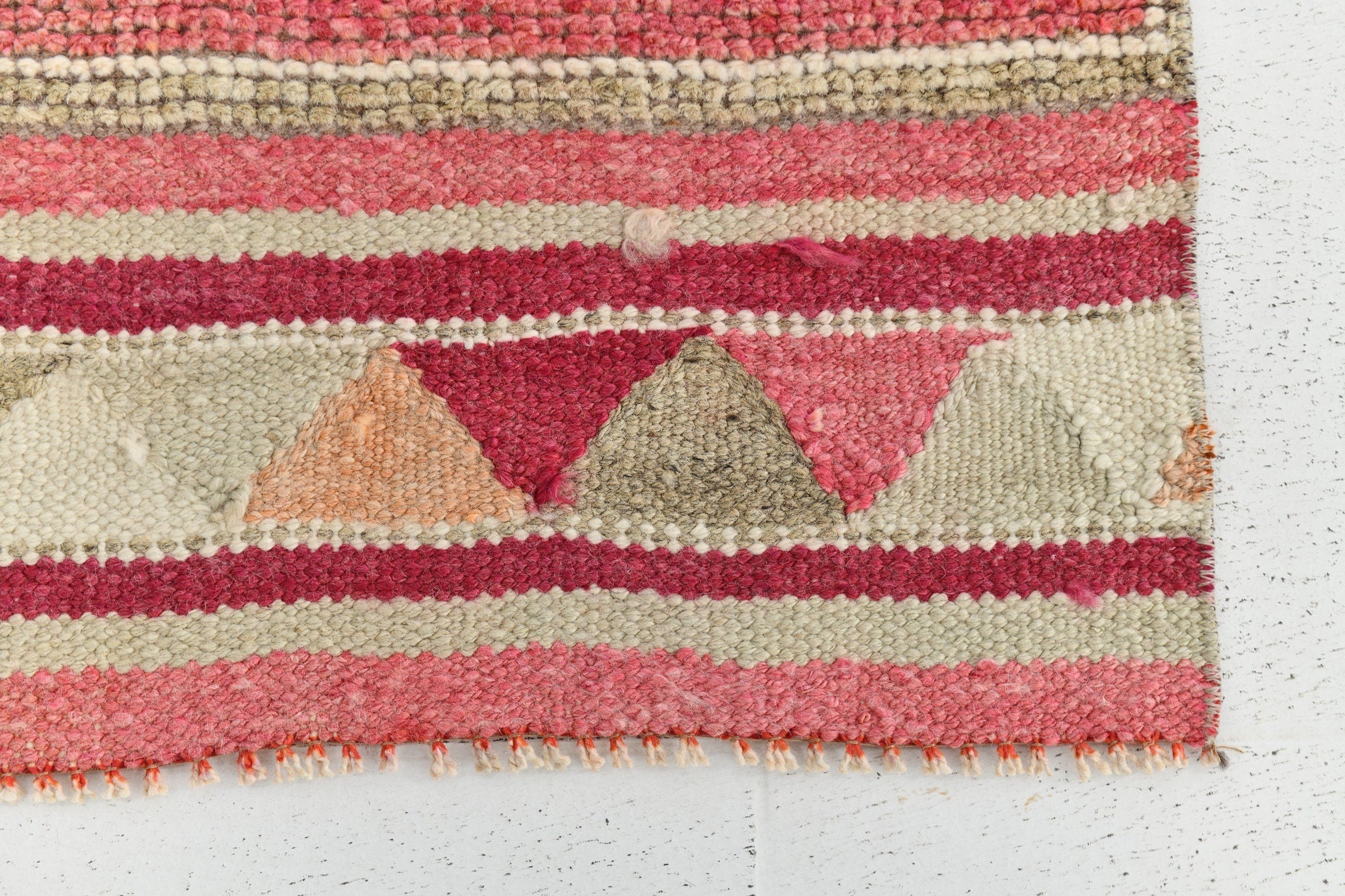 Vintage Herki Runner Rug 3'3" x 11'9" ft