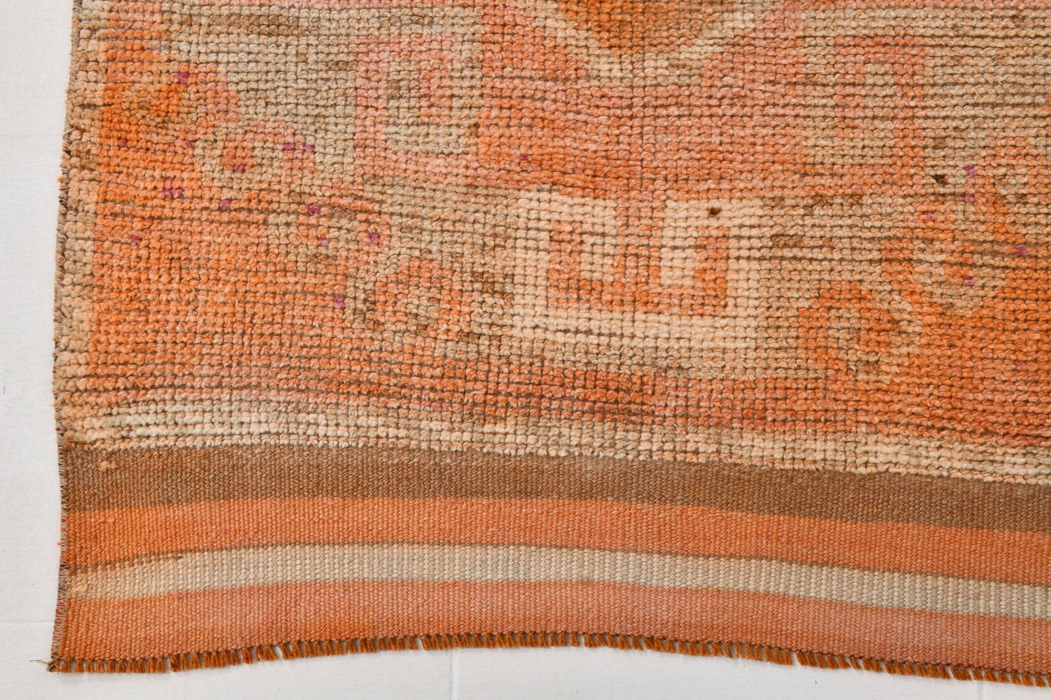 Vintage Herki Runner Rug 3’3’’ x 12’4’’ ft