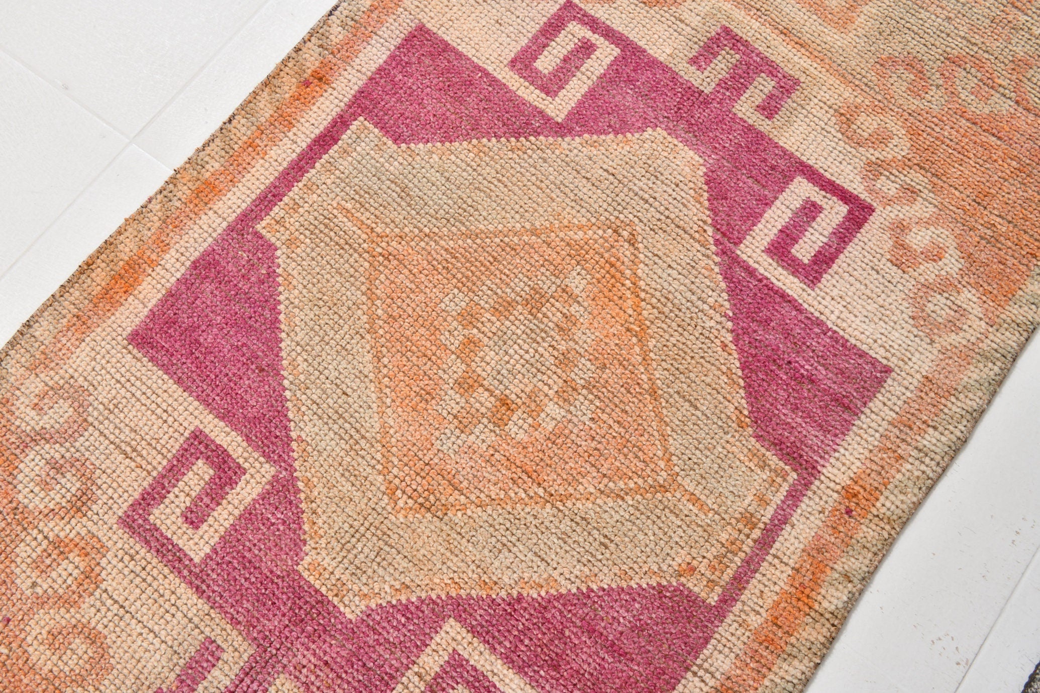 Vintage Herki Runner Rug 3’3’’ x 12’4’’ ft