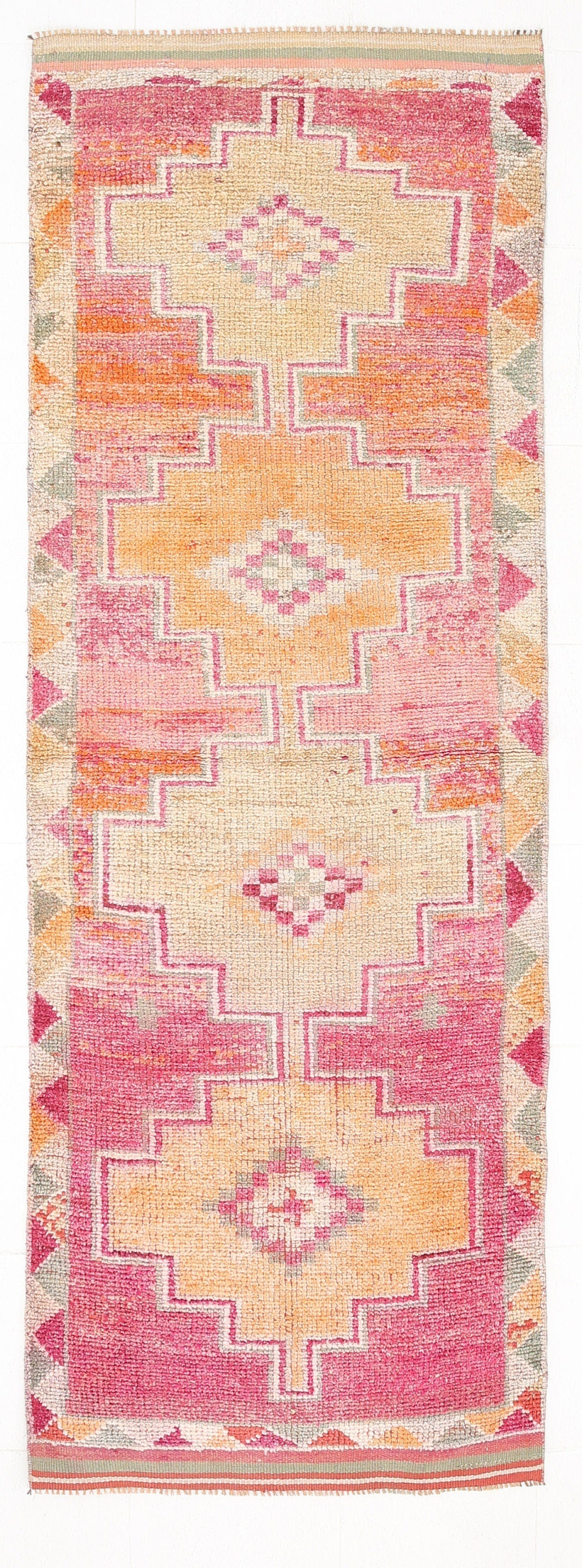 Vintage Herki Runner Rug 3’3’’ x 9’7’’ ft