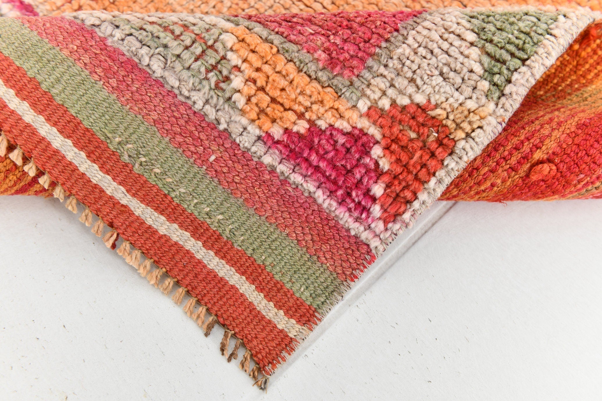 Vintage Herki Runner Rug 3’3’’ x 9’7’’ ft
