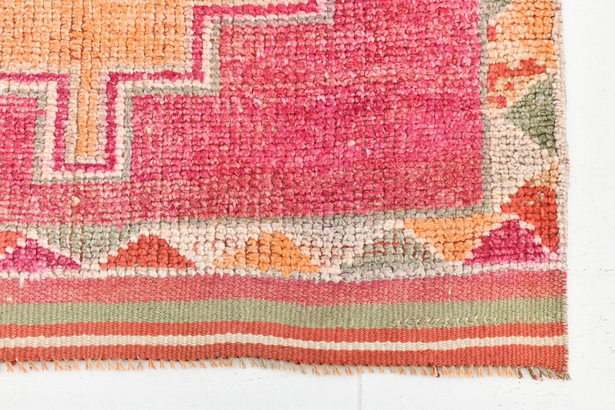 Vintage Herki Runner Rug 3’3’’ x 9’7’’ ft