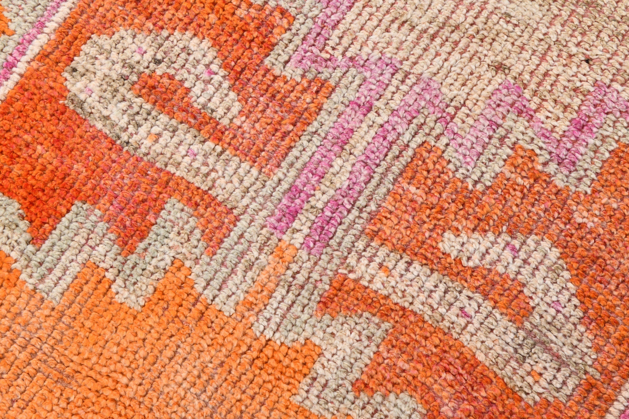 Vintage Herki Runner Rug 3’4’’ x 11’1’’ ft