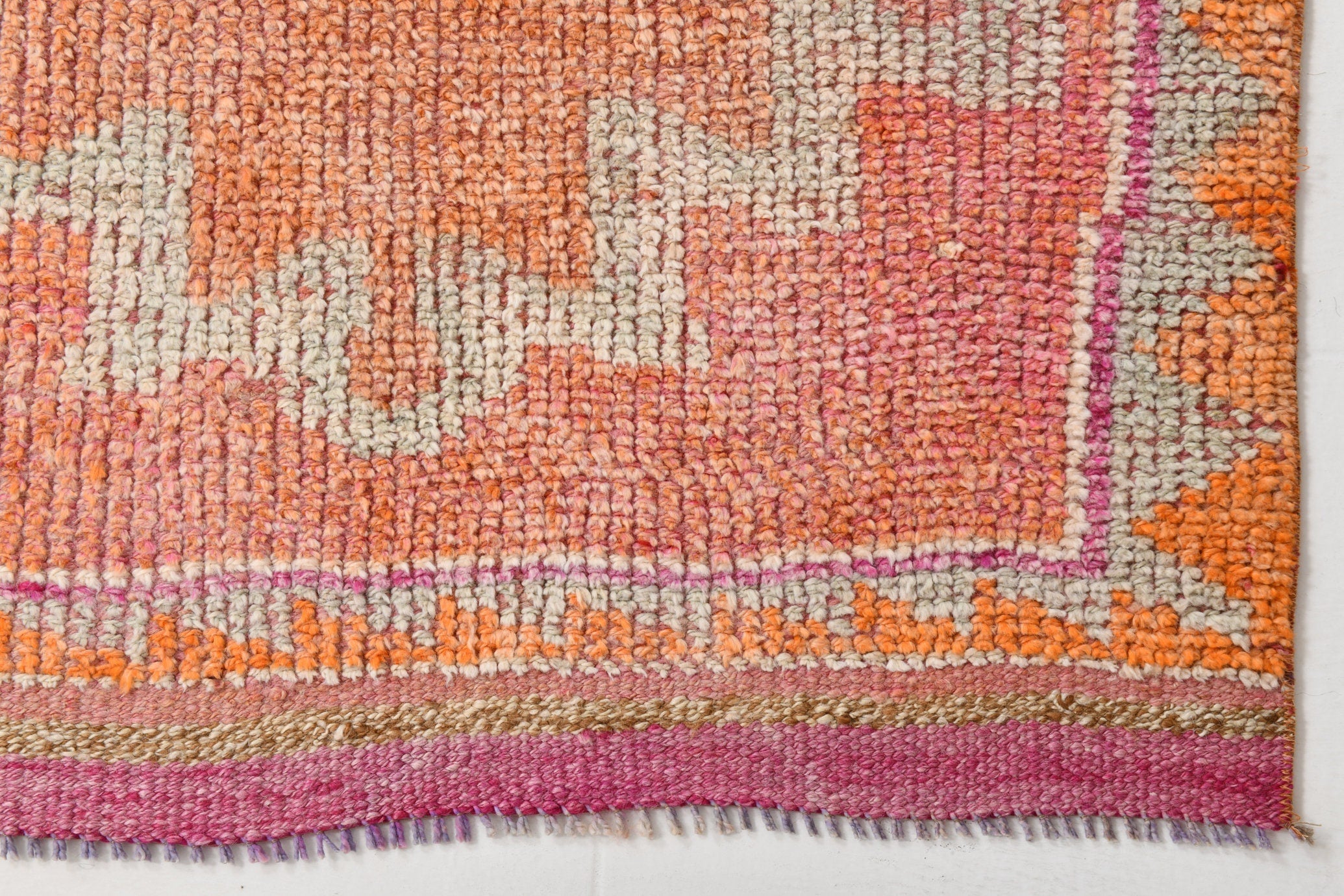 Vintage Herki Runner Rug 3’4’’ x 11’1’’ ft