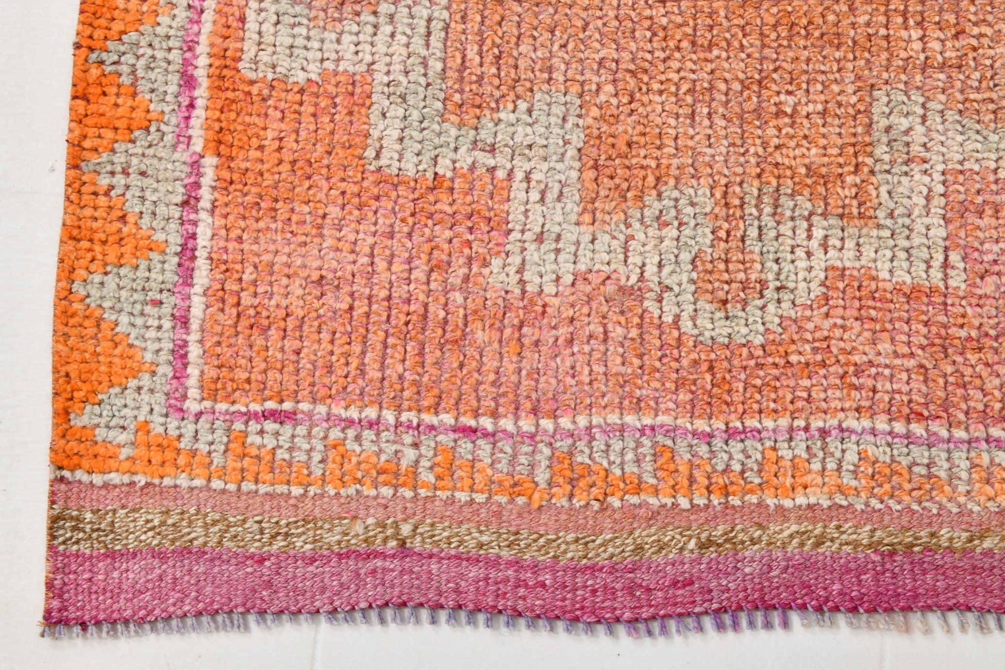 Vintage Herki Runner Rug 3’4’’ x 11’1’’ ft