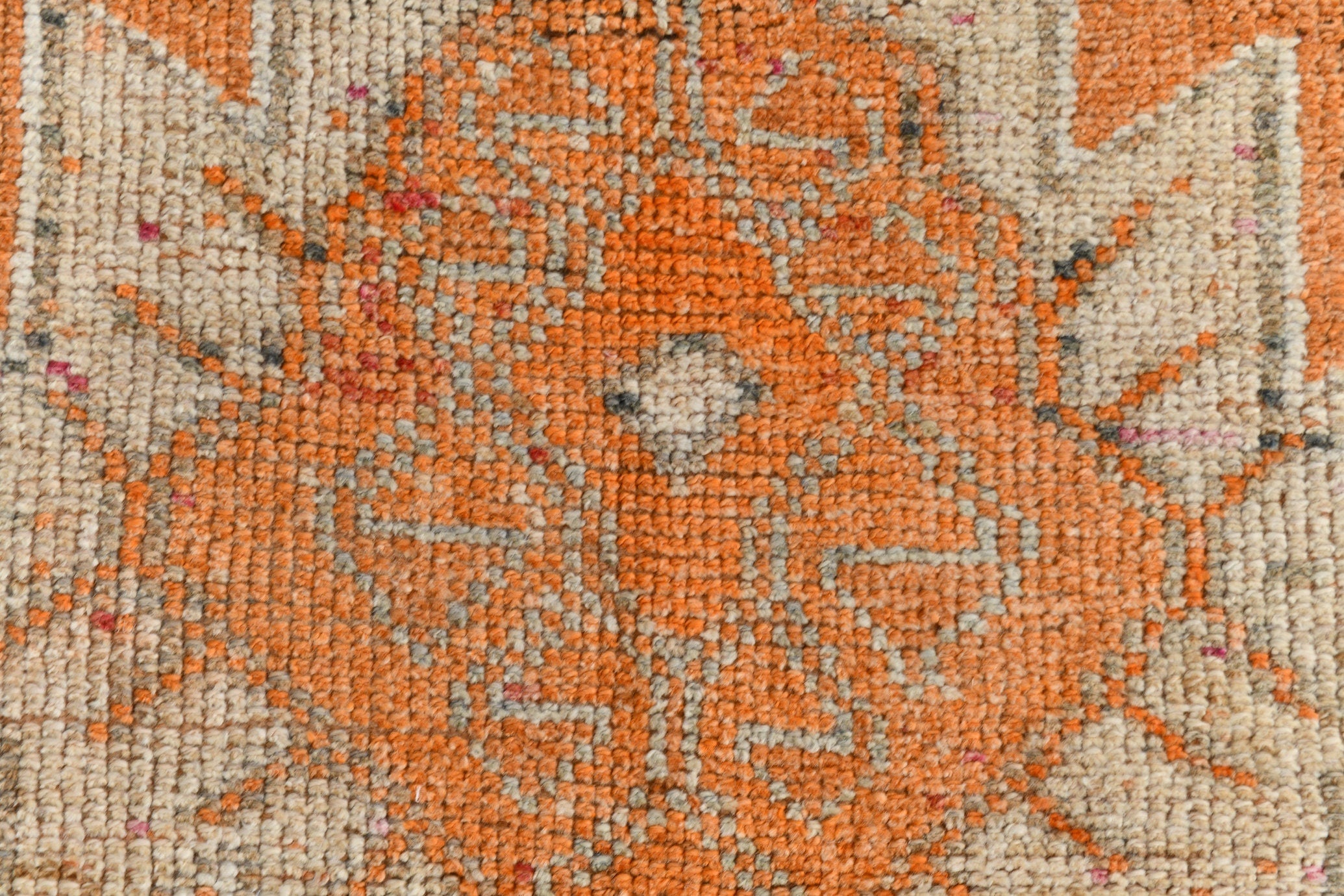 Vintage Herki Runner Rug 3'5" x 10'0" ft