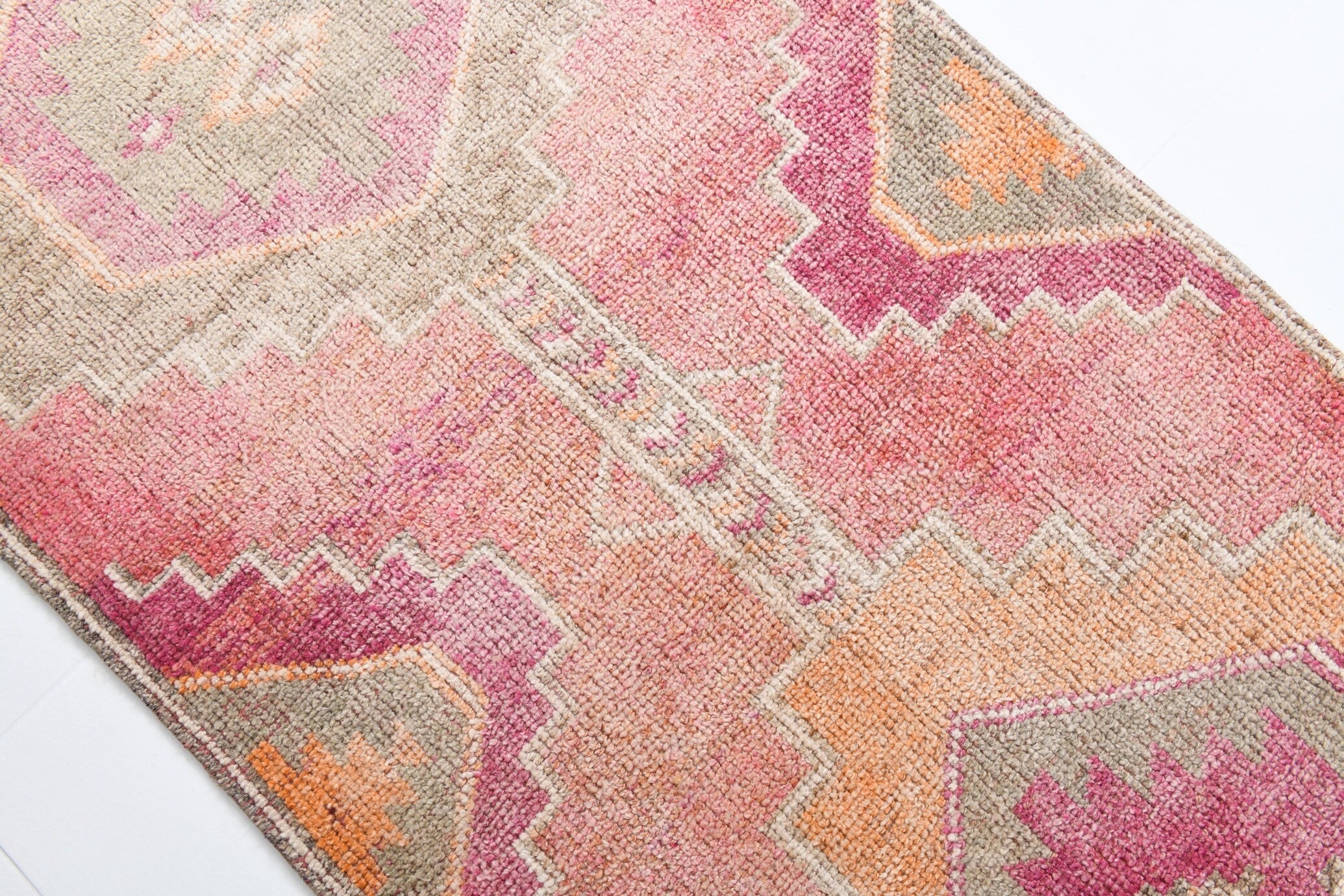 Vintage Herki Runner Rug 3’6’’ x 11’11’’ ft