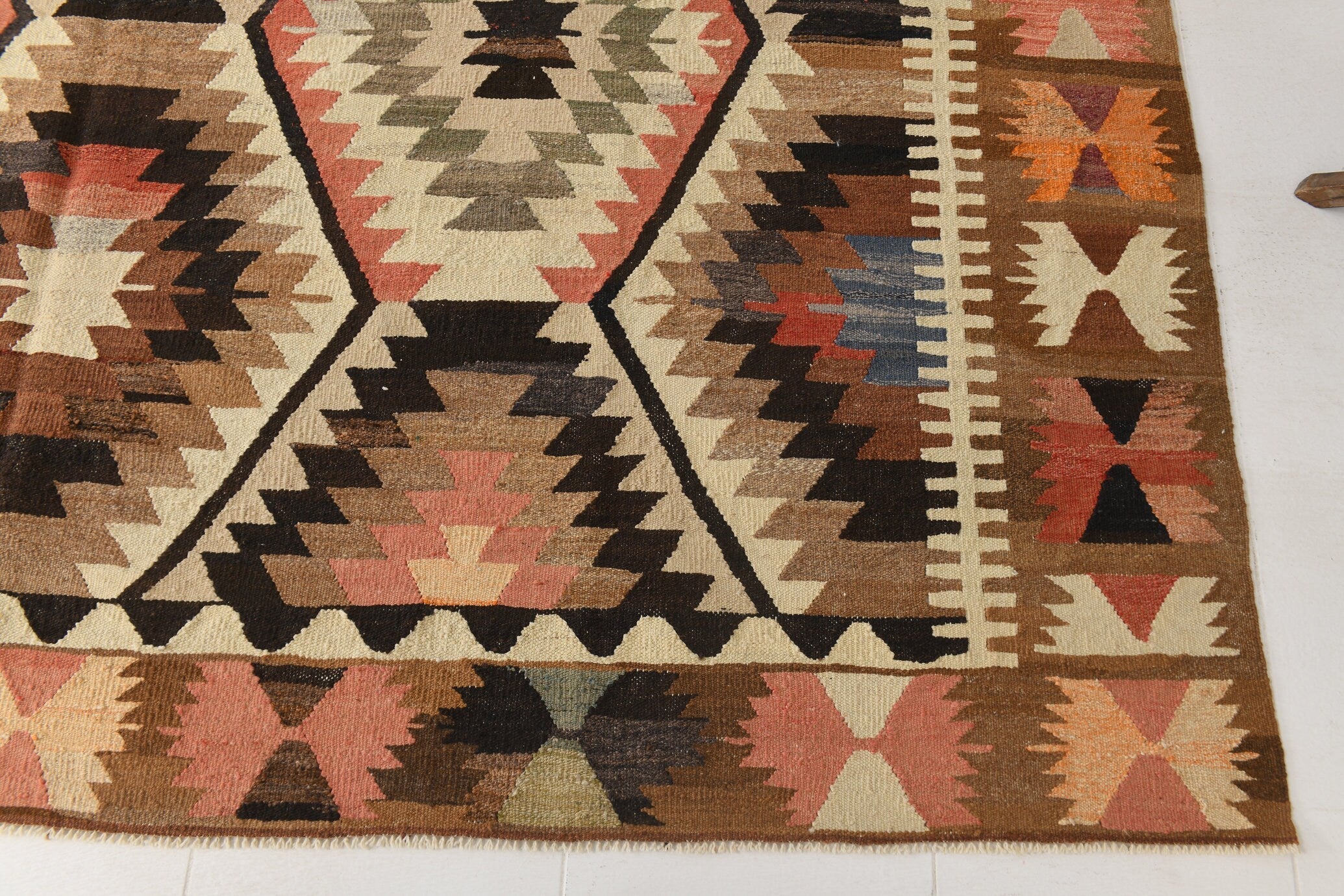 Vintage Kilim Anatolian 10'0" x 12'10" ft