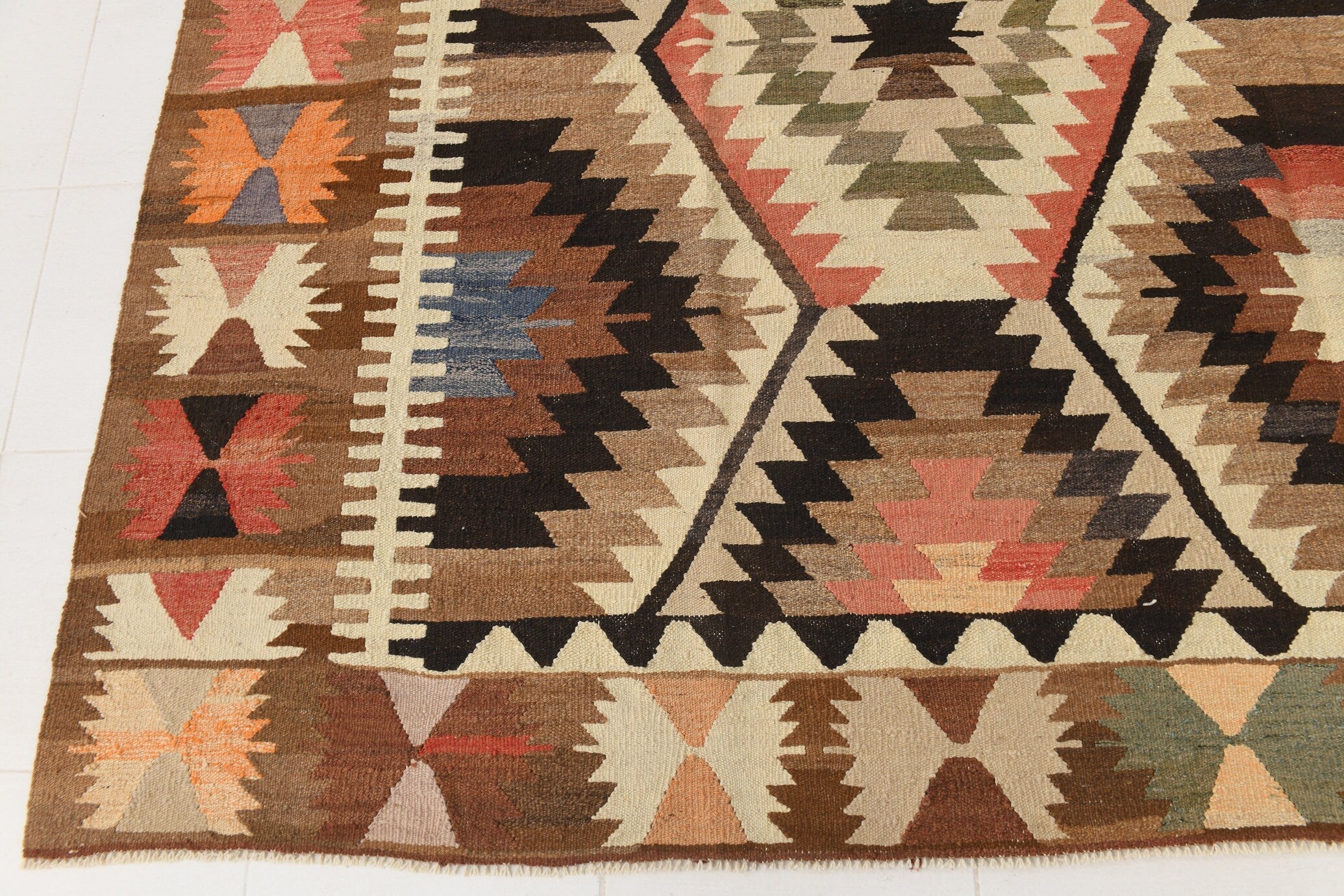 Vintage Kilim Anatolian 10'0" x 12'10" ft