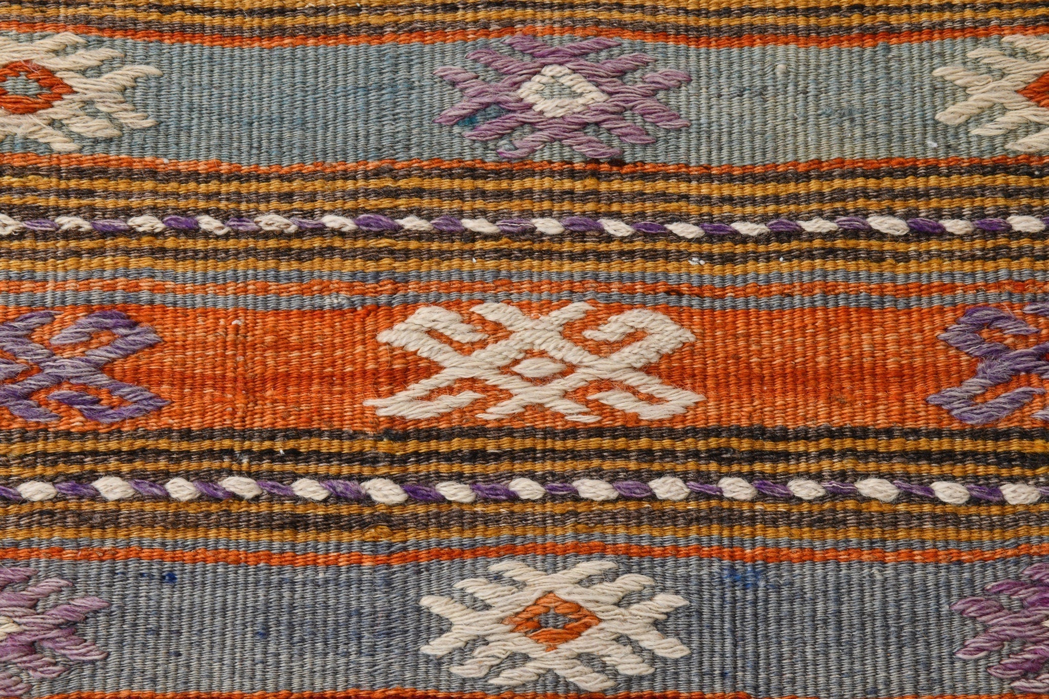 Vintage Kilim Anatolian 1'11" x 13'4" ft