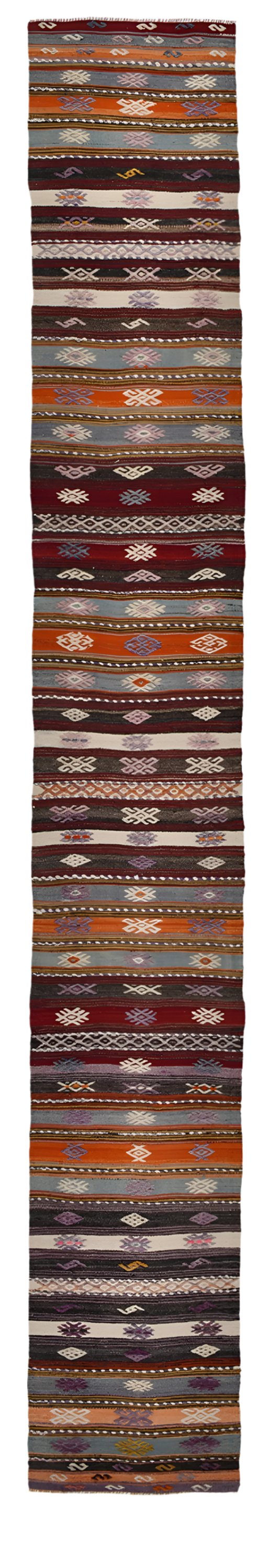 Vintage Kilim Anatolian 1'11" x 13'4" ft