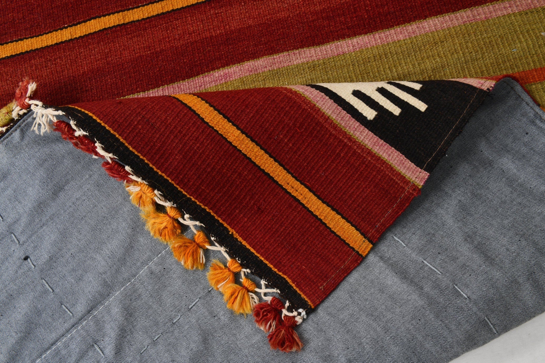 Vintage Kilim Anatolian 1’11’’ x 9’3’’ ft