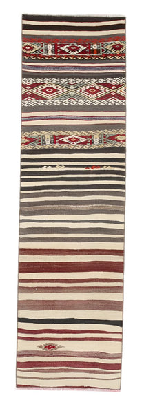 Vintage Kilim Anatolian 1'12" x 7'1" ft